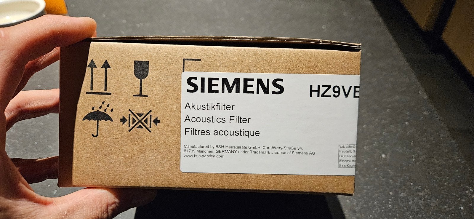 Akoestisch filter Bosch HEZ9VEDU0 Siemens HZ9VEDUO NeffZ811D, Ophalen of Verzenden