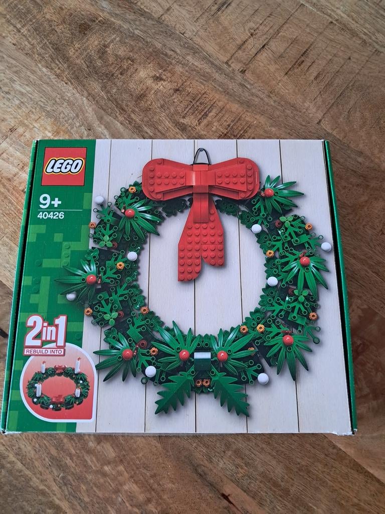 Lego kerstkrans compleet met boekjes, Kinderen en Baby's, Speelgoed | Duplo en Lego, Ophalen, Zo goed als nieuw