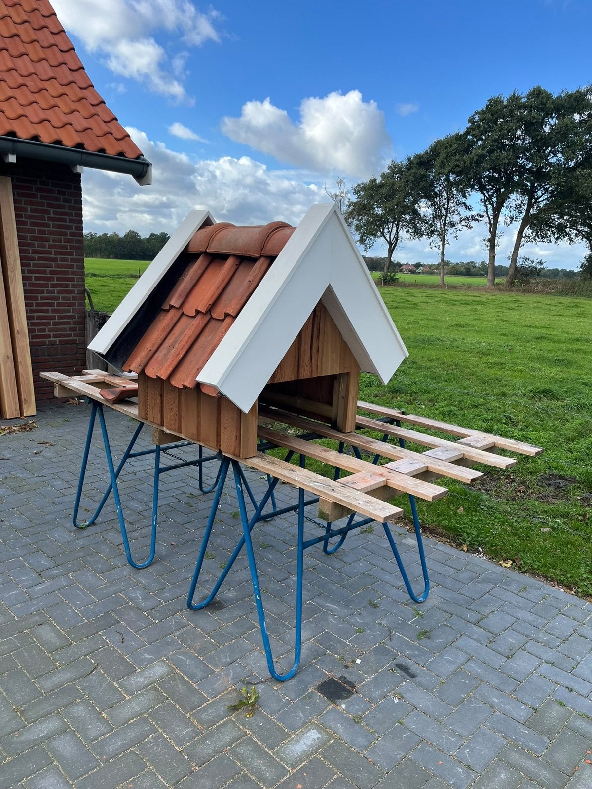 Huis/overkapping robot grasmaaier, Tuin en Terras, Ophalen, Nieuw
