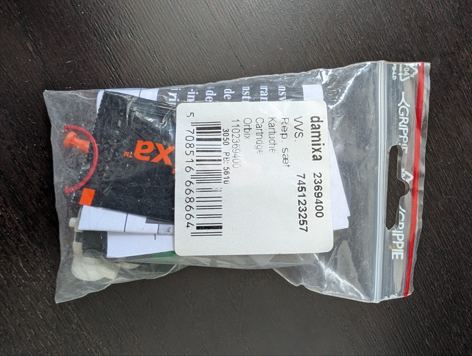 Damixa Orbix Kraan Cartridge Reparatieset, Doe-het-zelf en Verbouw, Ophalen of Verzenden, Nieuw, Kraan
