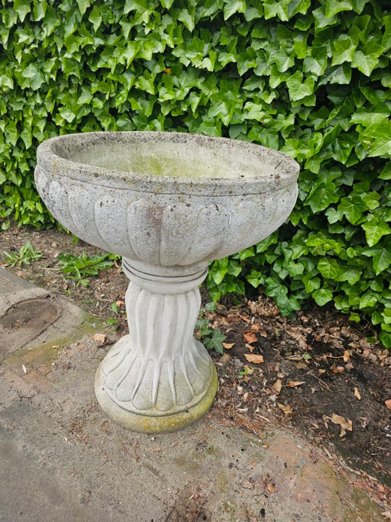 Betonnen tuin ornament/bloempot, Ophalen, Gebruikt