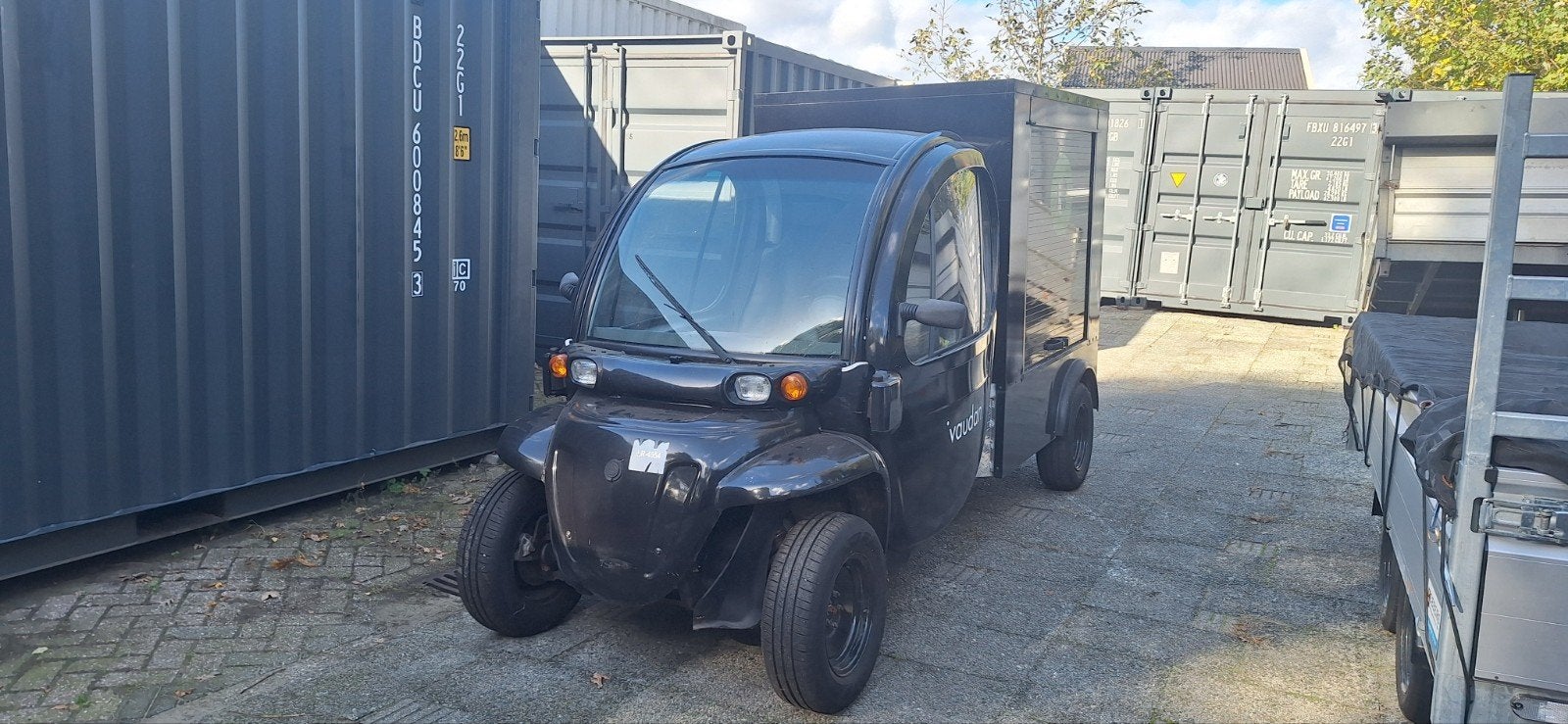 Gemcar elektrische foodtruck verkoopwagen opknapper, Ophalen, Gebruikt