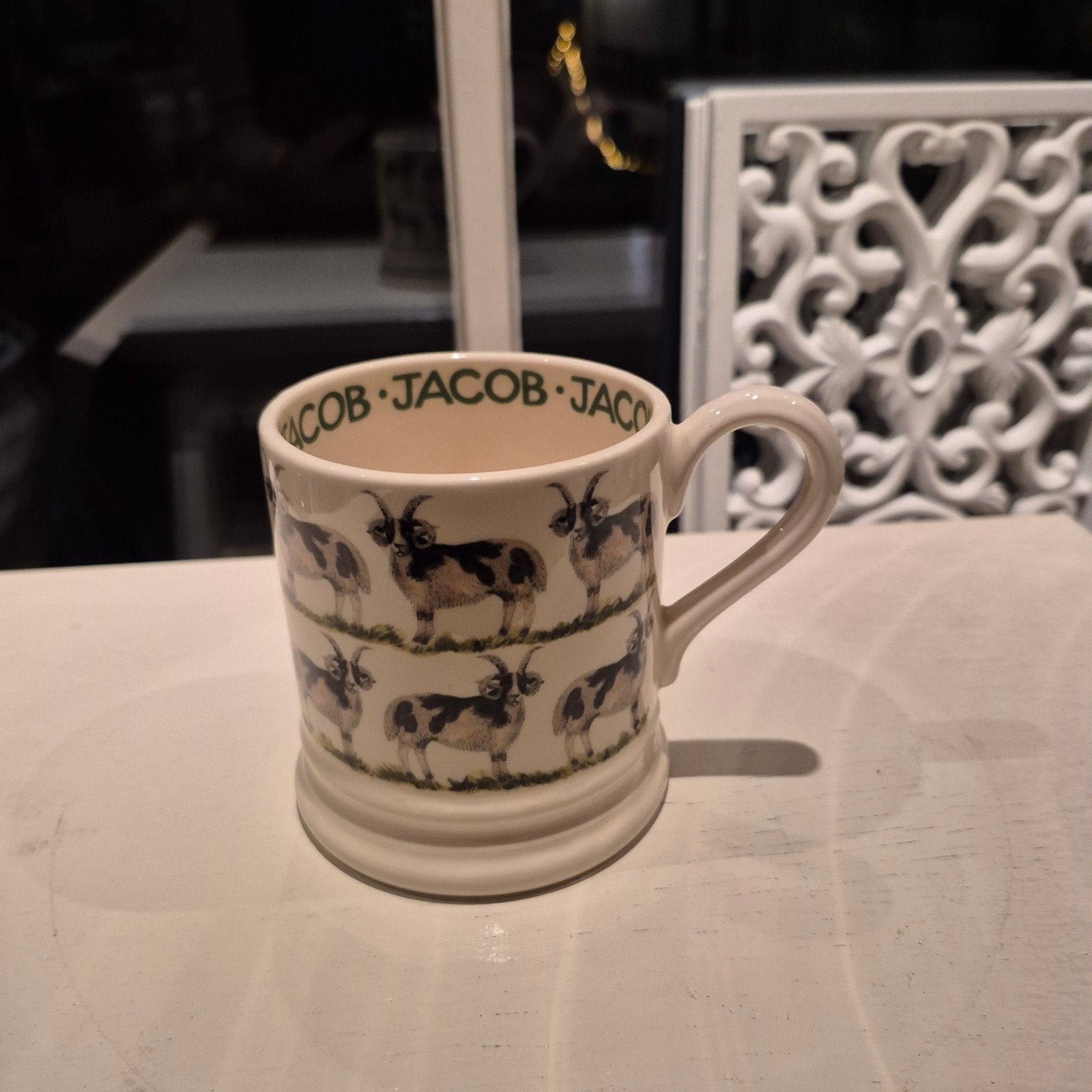 Emma Bridgewater mok 0.5 1/2pt Jacob Sheep schaap nieuw, Nieuw, Emma Bridgewater, Overige stijlen, Aardewerk