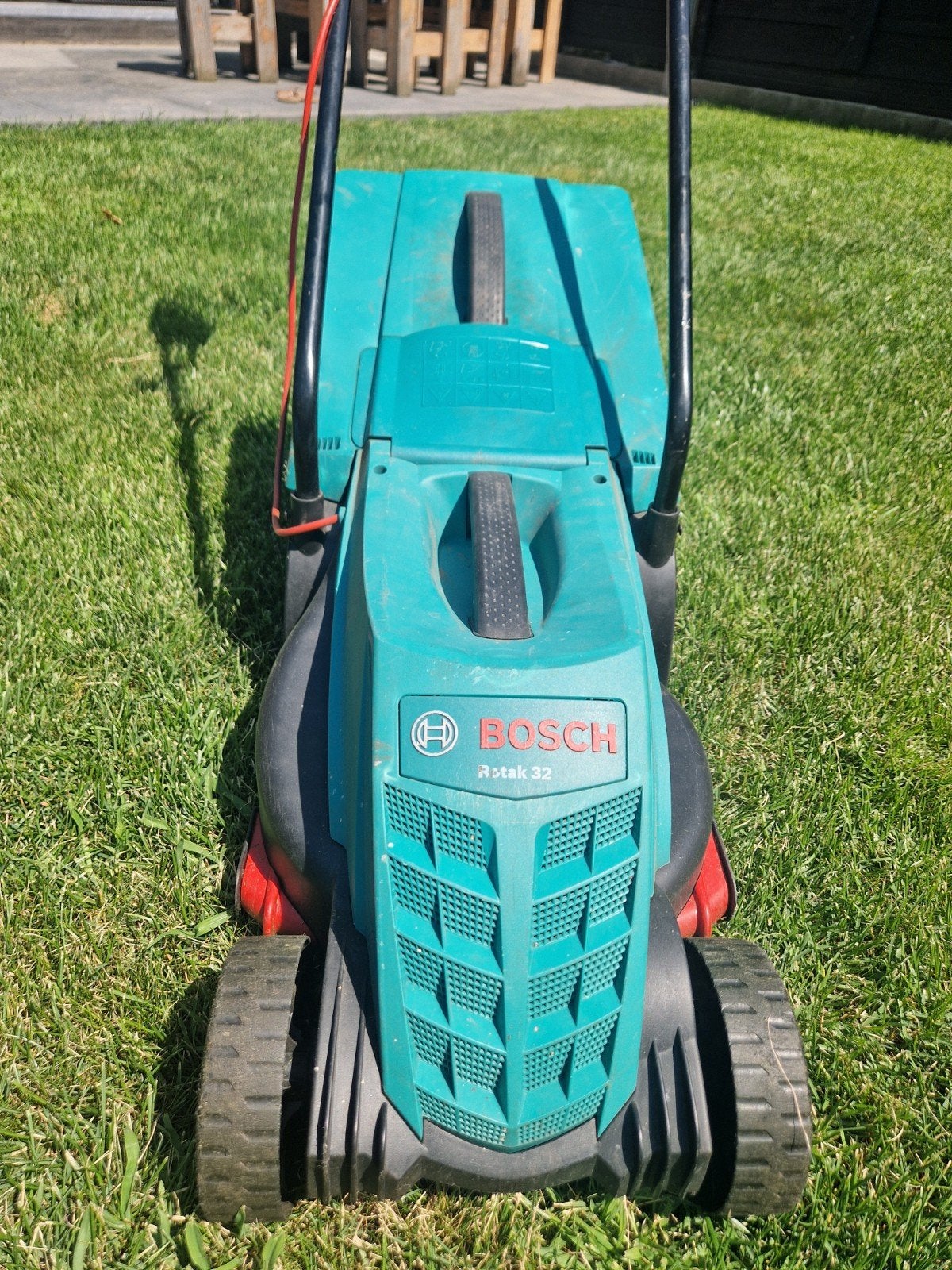 Bosch Rotak 32 Elektrische Grasmaaier, Ophalen, Gebruikt, Elektrische grasmaaier, Opvangbak