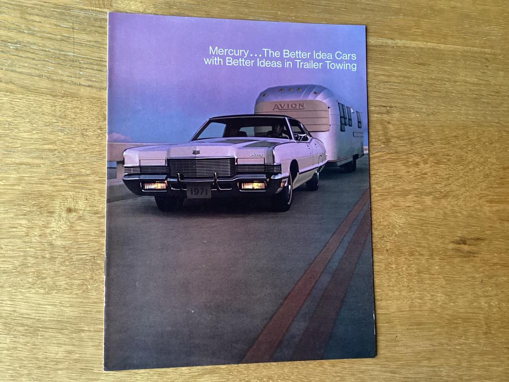 Ford Mercury: brochure 1971, Ophalen of Verzenden, Gelezen, Overige merken