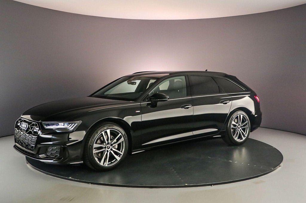 Audi A6 Avant 40 TFSI S edition Competition | Adaptieve Crui, Auto's, Audi, Gebruikt, Leder en Stof, Zwart, Origineel Nederlands