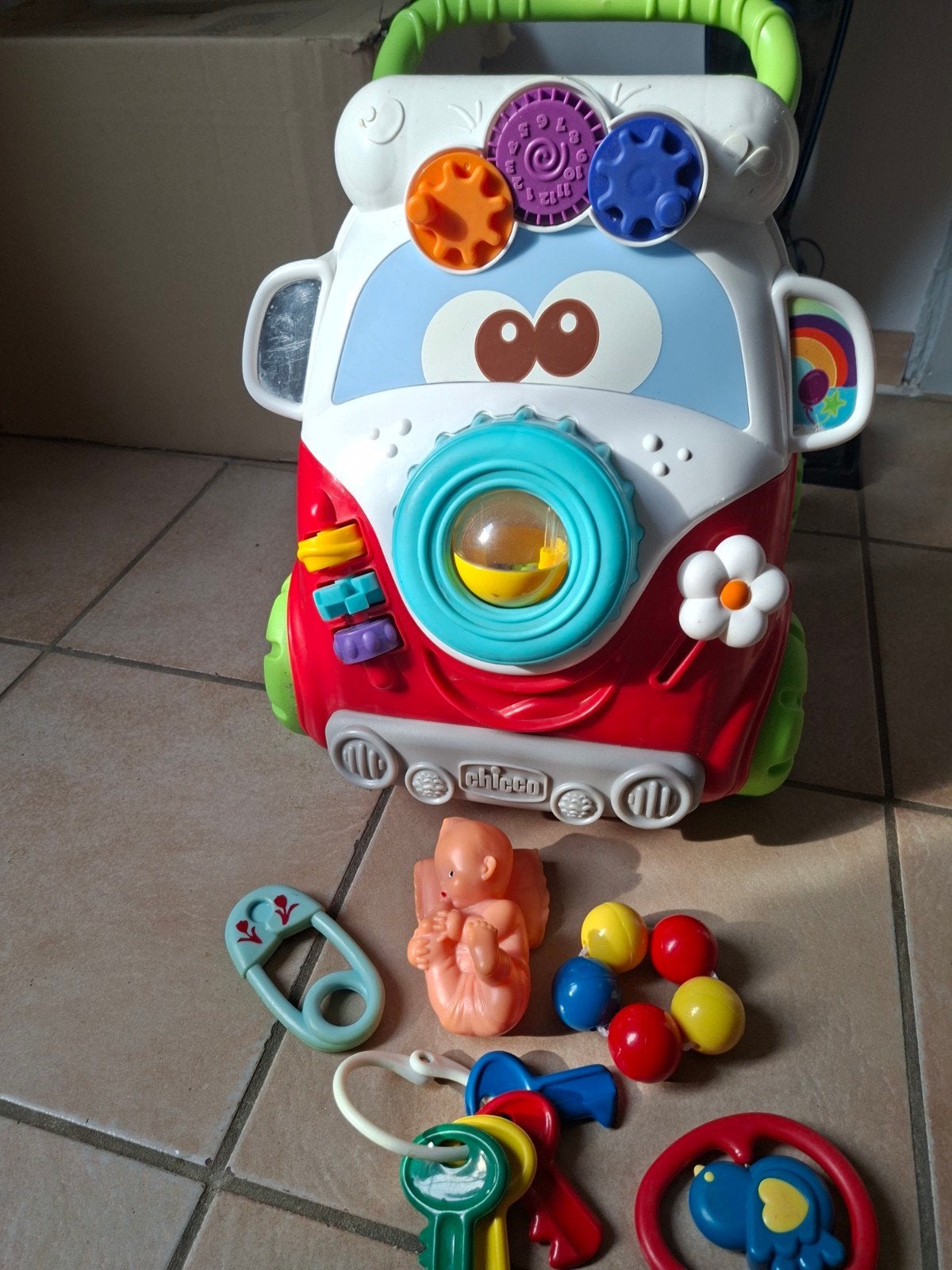 Chicco loopwagen en babyrammelaars, Ophalen, Gebruikt, Overige typen