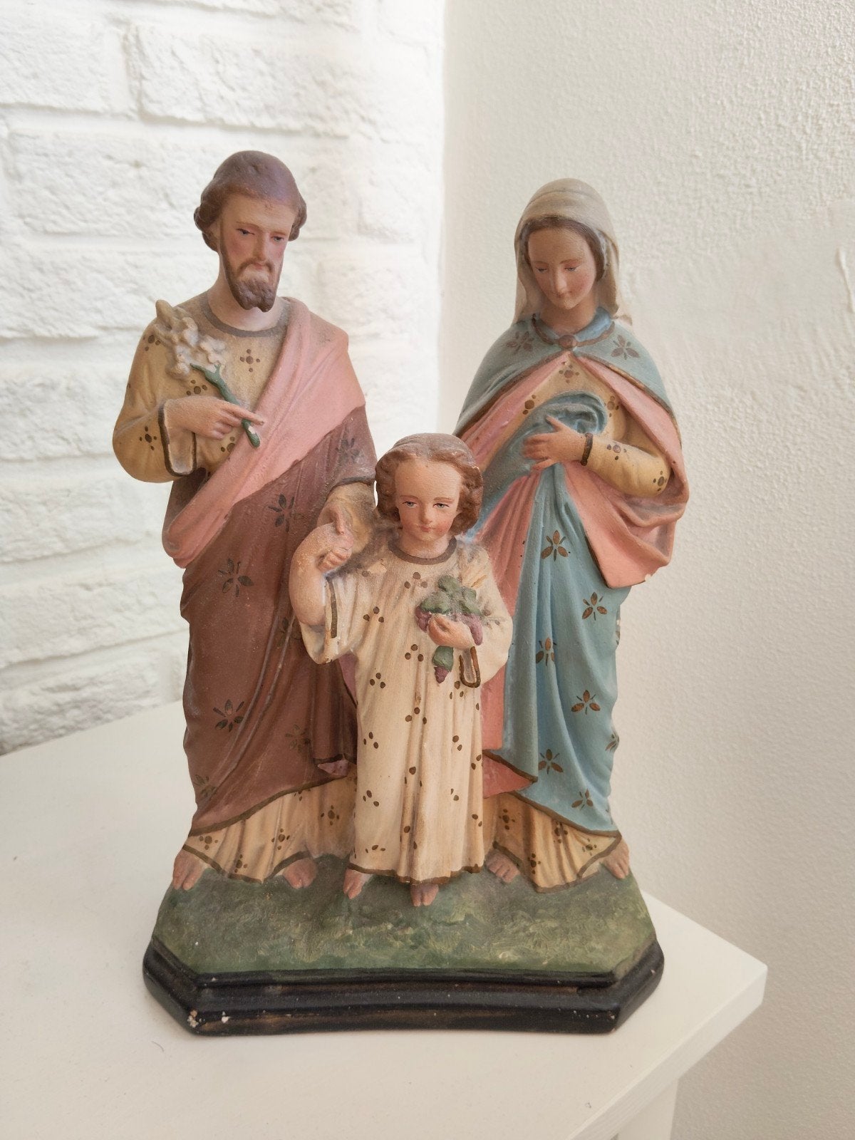Beeld van Jozef, Maria en Jezus, Antiek en Kunst, Ophalen of Verzenden