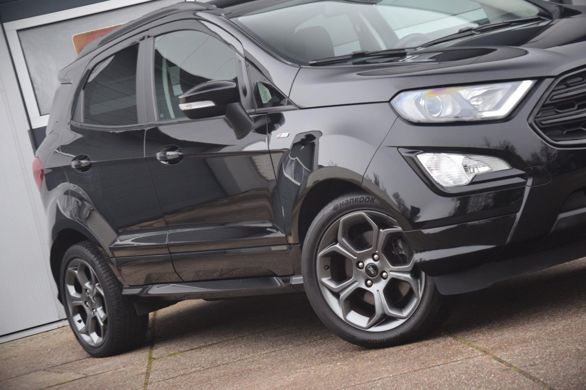 Ford EcoSport 1.0 EcoBoost ST-Line TREKHAAK/APPLE CARPLAY/17, Auto's, Voorwielaandrijving, Gebruikt, Ecosport, Leder en Stof