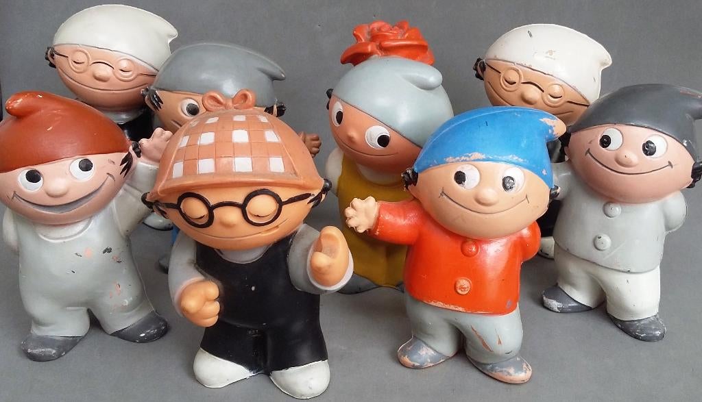 Om 1965 - 1975 Mainzelmännchen ZDF Reclame Figuren Figuur, Verzamelen, Gebruikt, Ophalen of Verzenden, Nvt., Nvt.