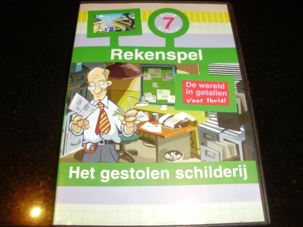 Rekenspel groep 7 / CDrom / Het gestolen schilderij, Computers en Software, Educatie- en Cursussoftware, Ophalen of Verzenden
