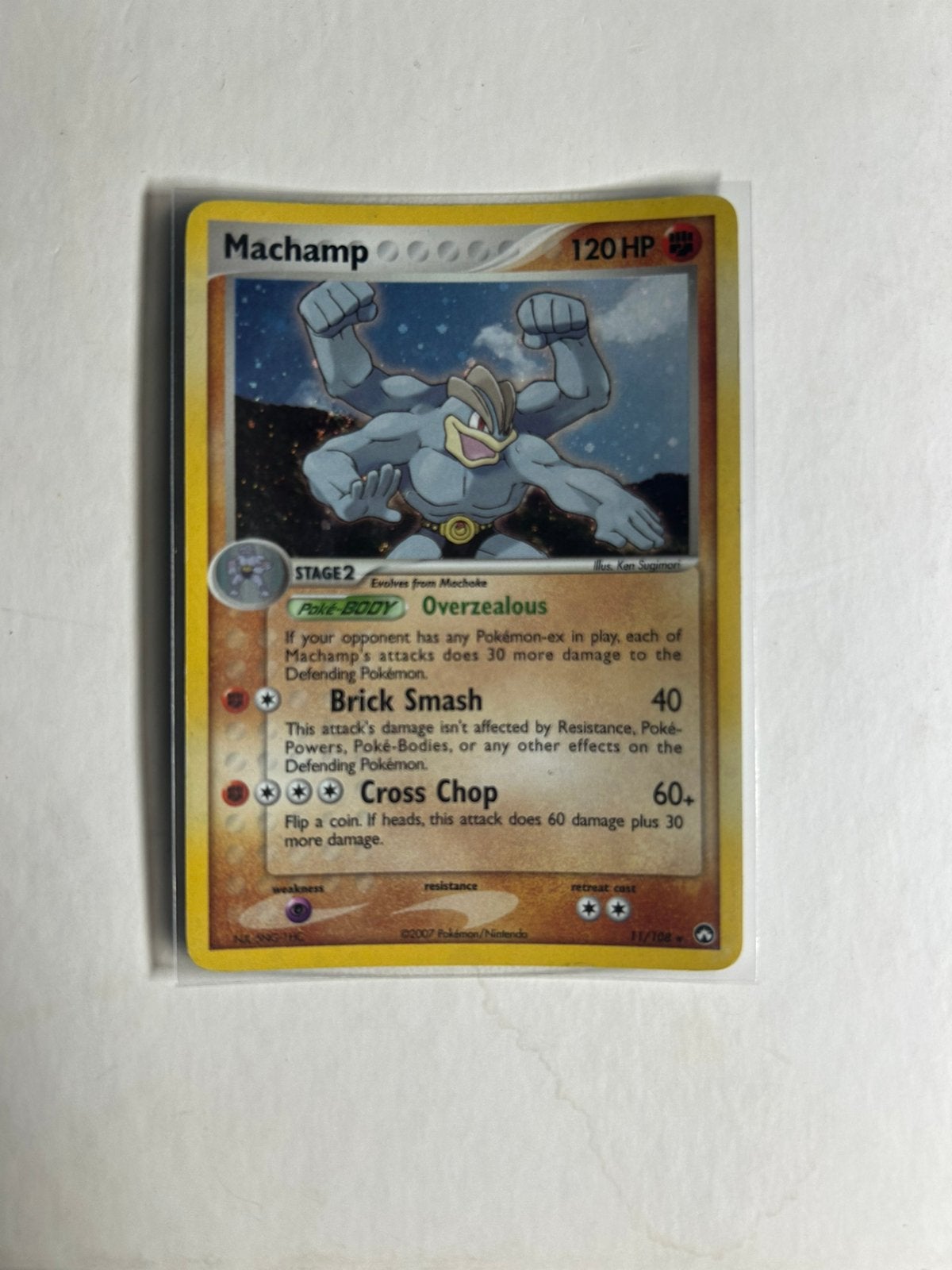 Machamp (PK 11), Ophalen, Zo goed als nieuw