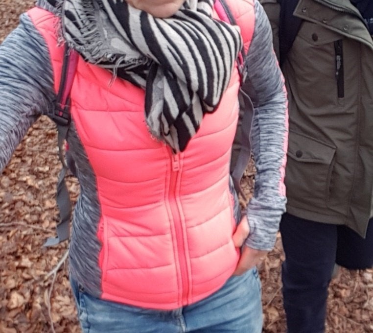 Superdry sportjack roze grijs 38 dames, Maat 38/40 (M), Superdry, Overige typen, Ophalen of Verzenden