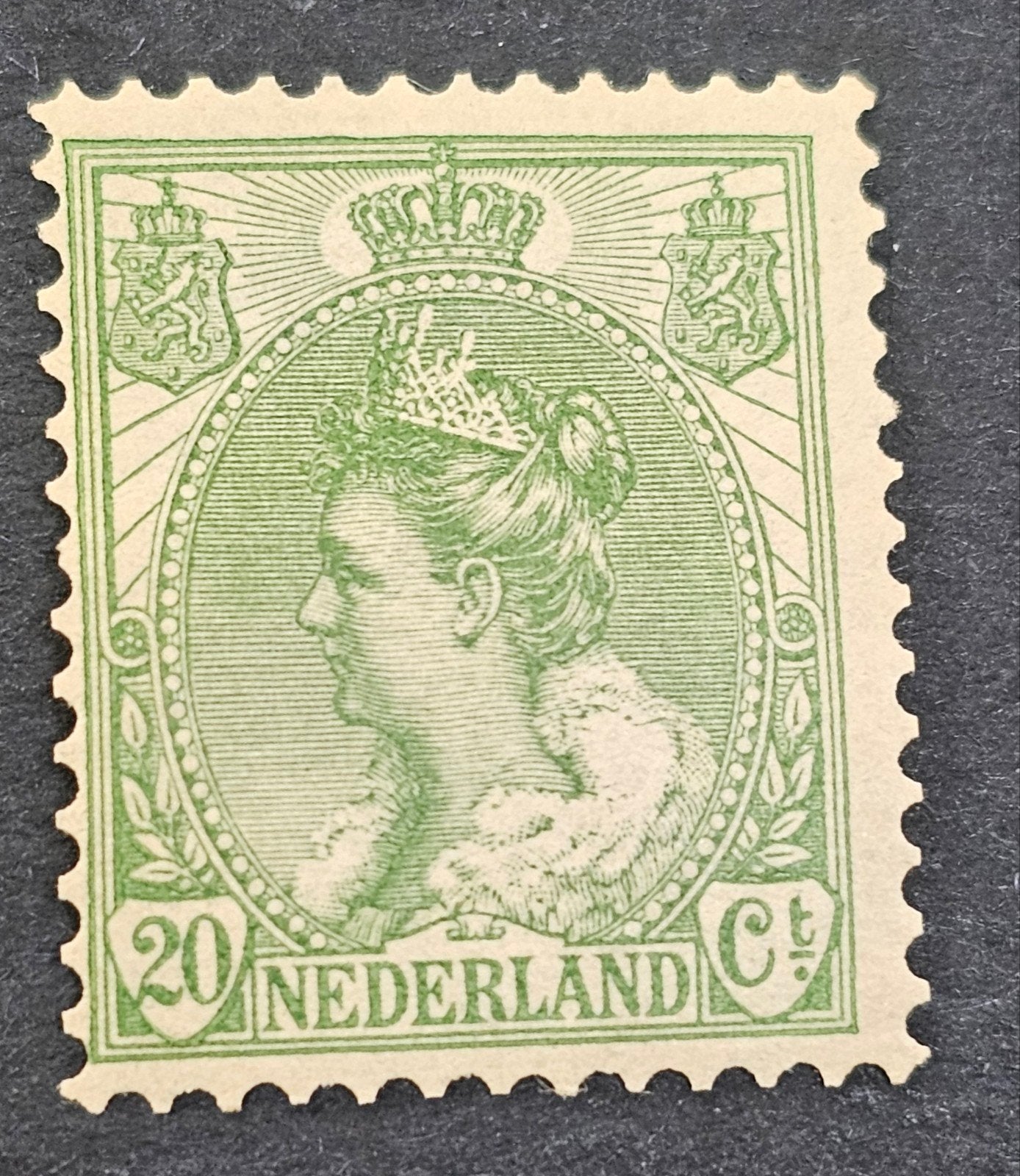 NVPH 68 Koningin Wilhelmina 20c Postfris, Ophalen of Verzenden, Postfris