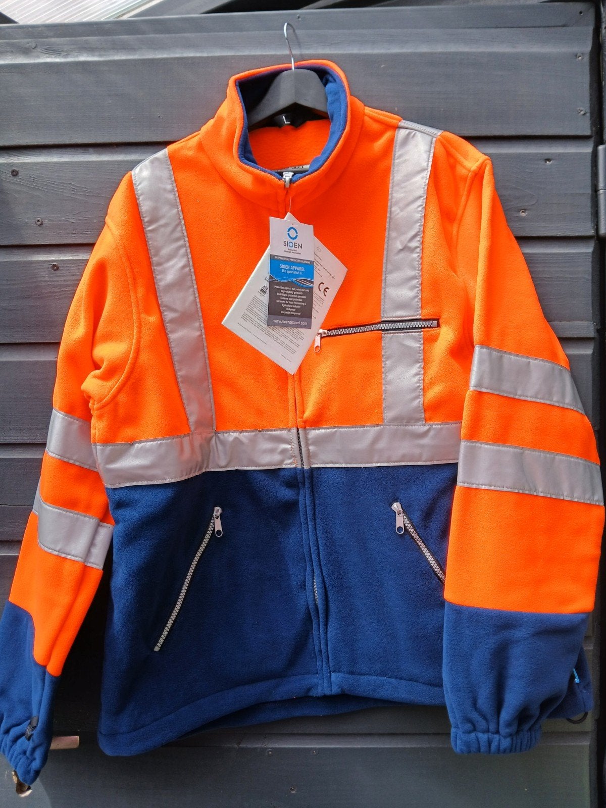 fleecevest, Ophalen, Nieuw, Oranje
