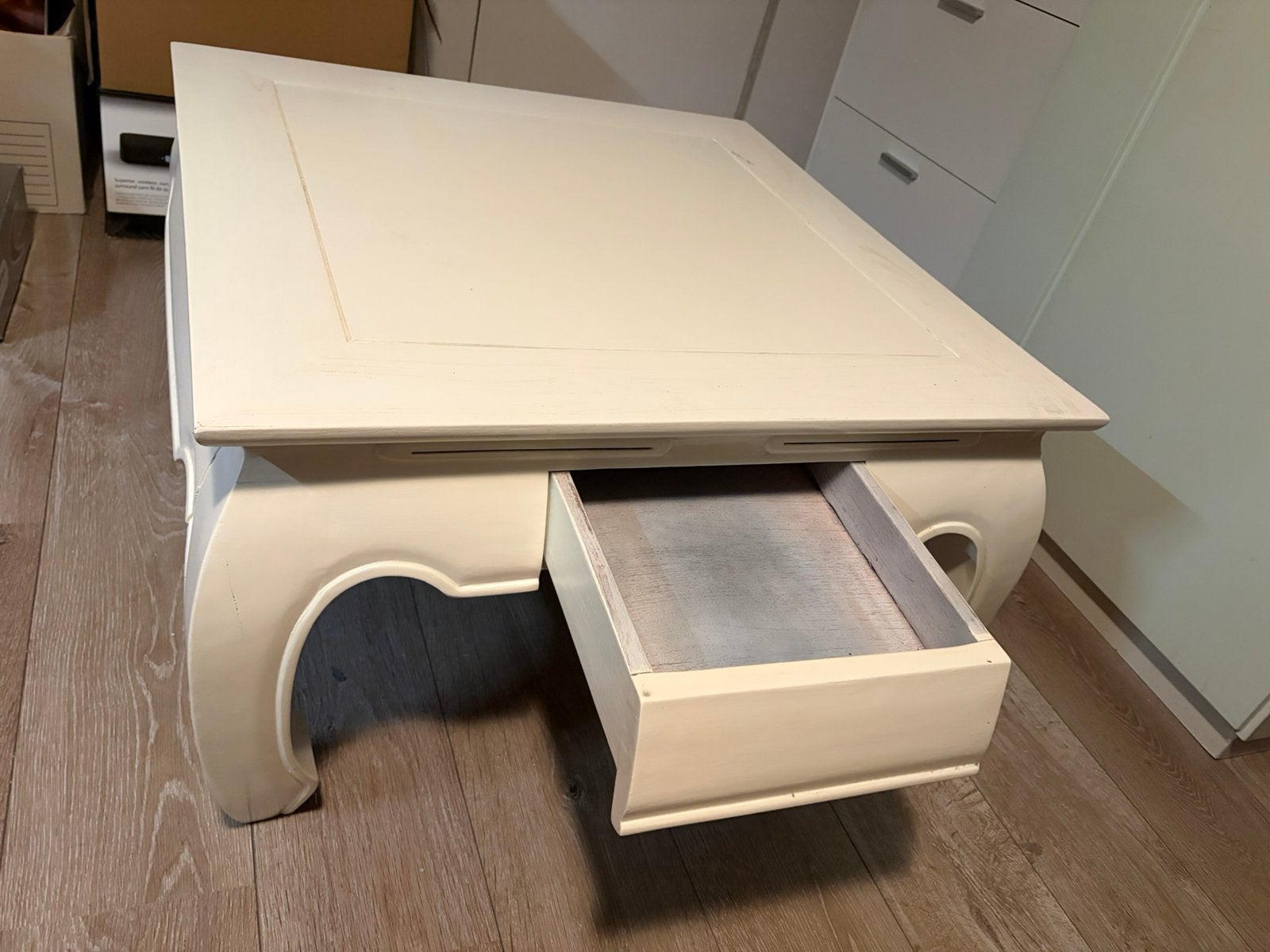 Salon tafel, Huis en Inrichting, Tafels | Salontafels, Ophalen, 100 tot 150 cm, 50 tot 100 cm, Zo goed als nieuw