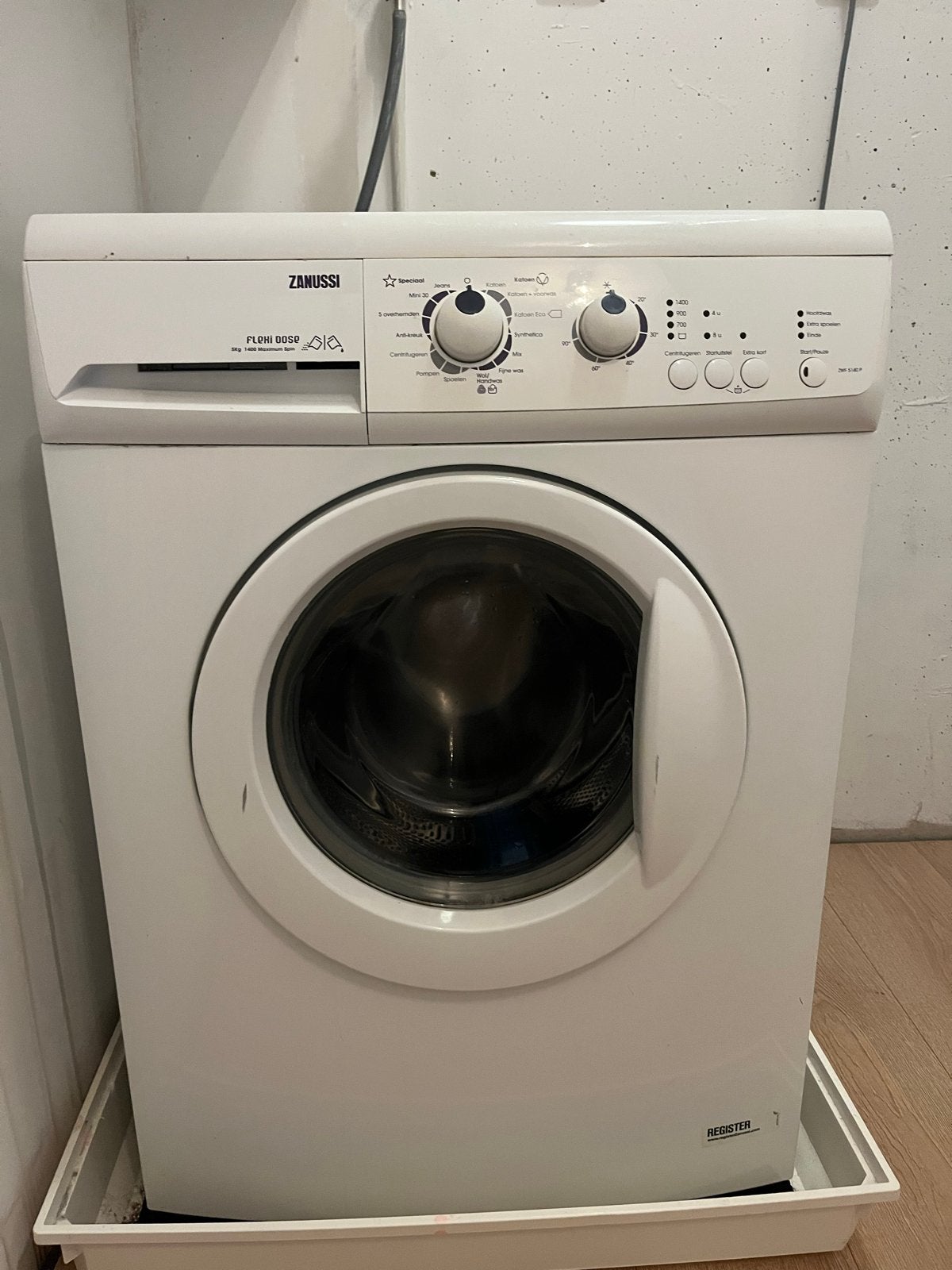 Zanussi ZWF 5140 wasmachine * zie omschrijving, Witgoed en Apparatuur, Wasmachines, Ophalen, 1200 tot 1600 toeren, 4 tot 6 kg