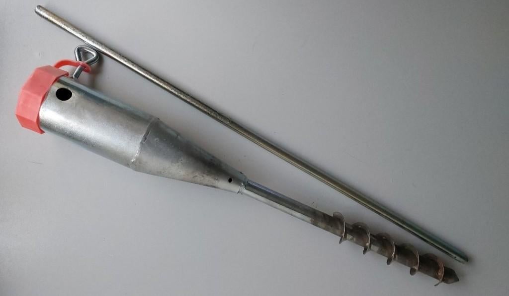 Grondanker of grondplug voor parasol of droogmolen zgan, Tuin en Terras, Ophalen of Verzenden, Zo goed als nieuw, Minder dan 1 meter