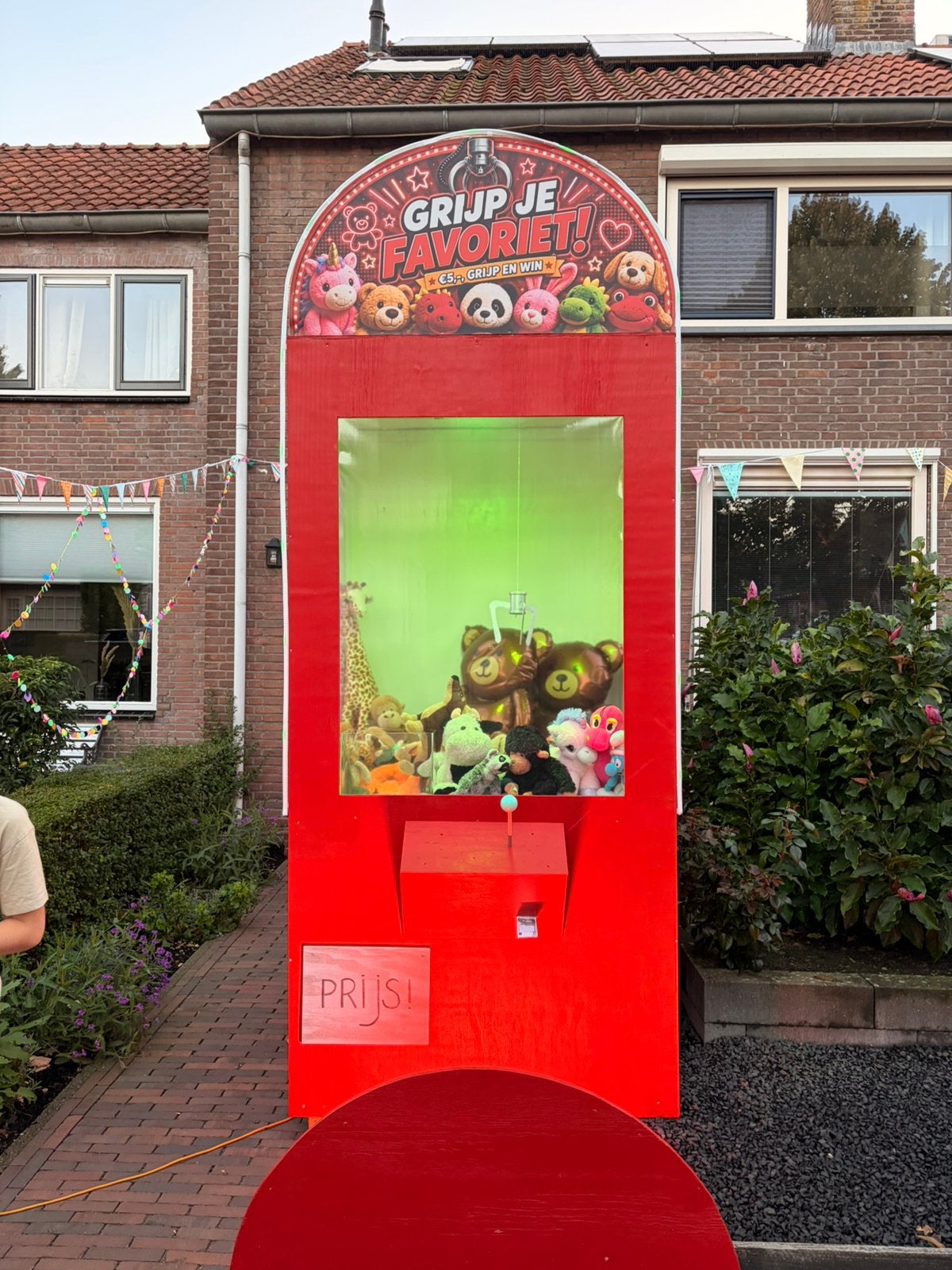 Feestversiering thema Kermis Grijpmachine, Ophalen, Zo goed als nieuw