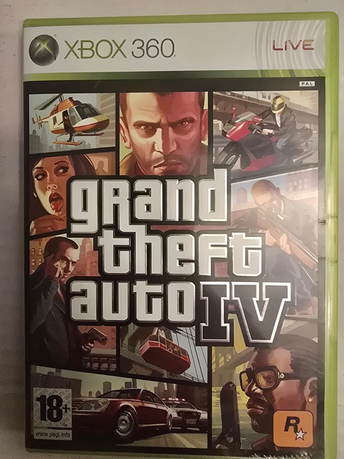 Grand Theft Auto IV (GTA 4) Xbox 360 - Inclusief kaart, Avontuur en Actie, Online, Vanaf 18 jaar, 1 speler