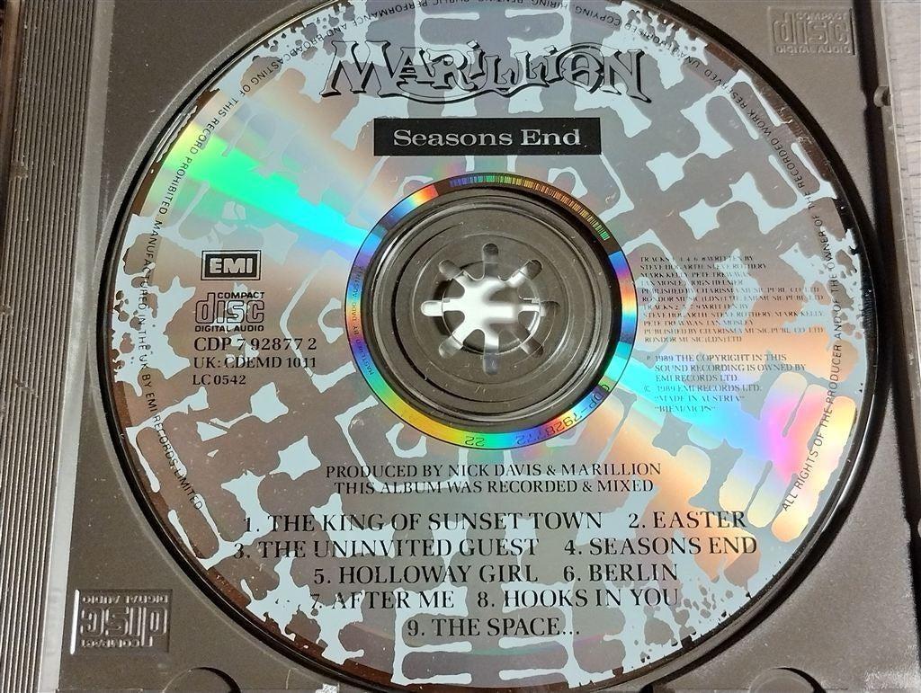 Marillion - Seasons End, Ophalen of Verzenden, Zo goed als nieuw, Poprock