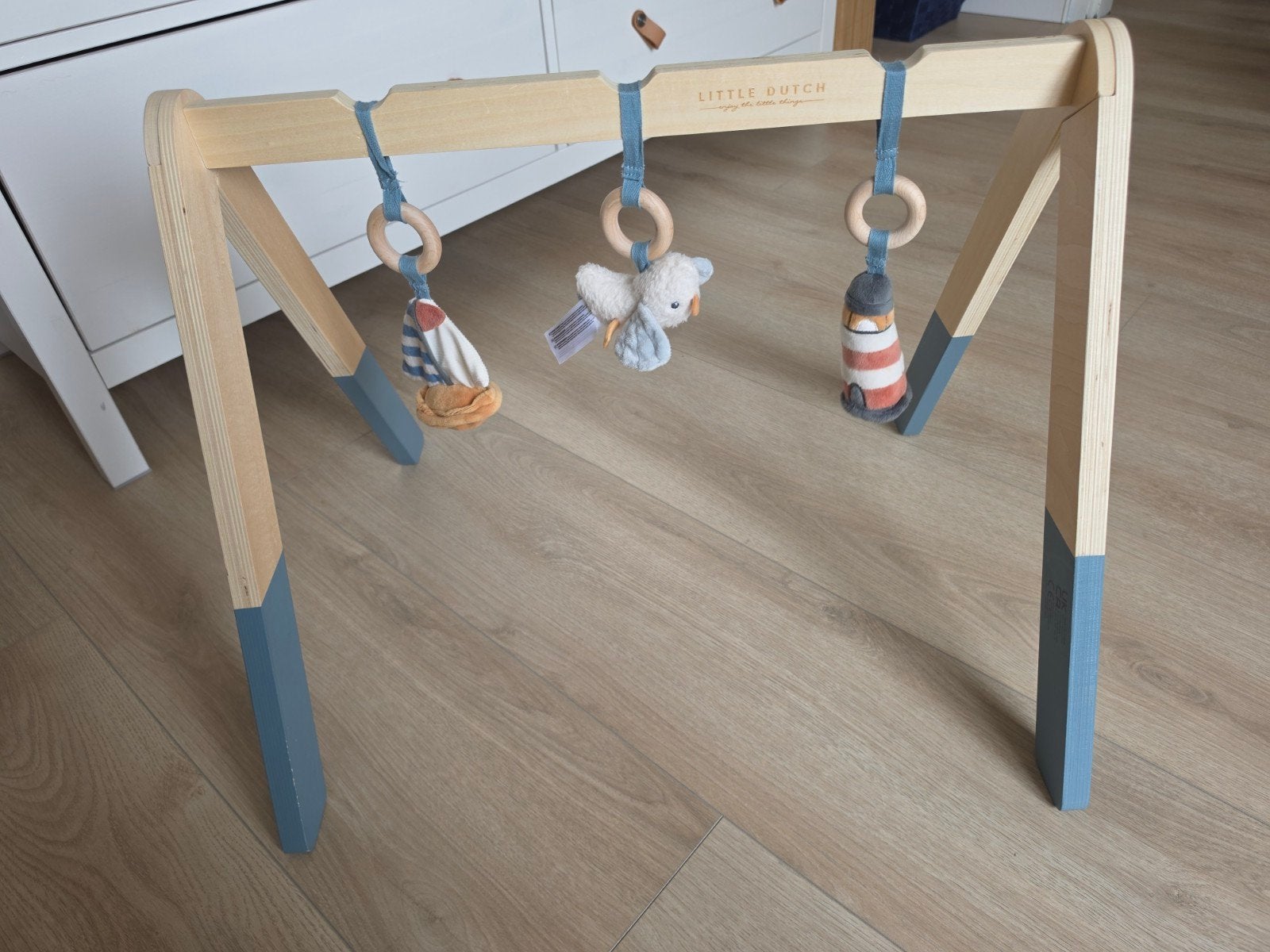 Little Dutch Babygym Houten Speelrek met Speeltjes, Kinderen en Baby's, Ophalen, Zo goed als nieuw, Babygym