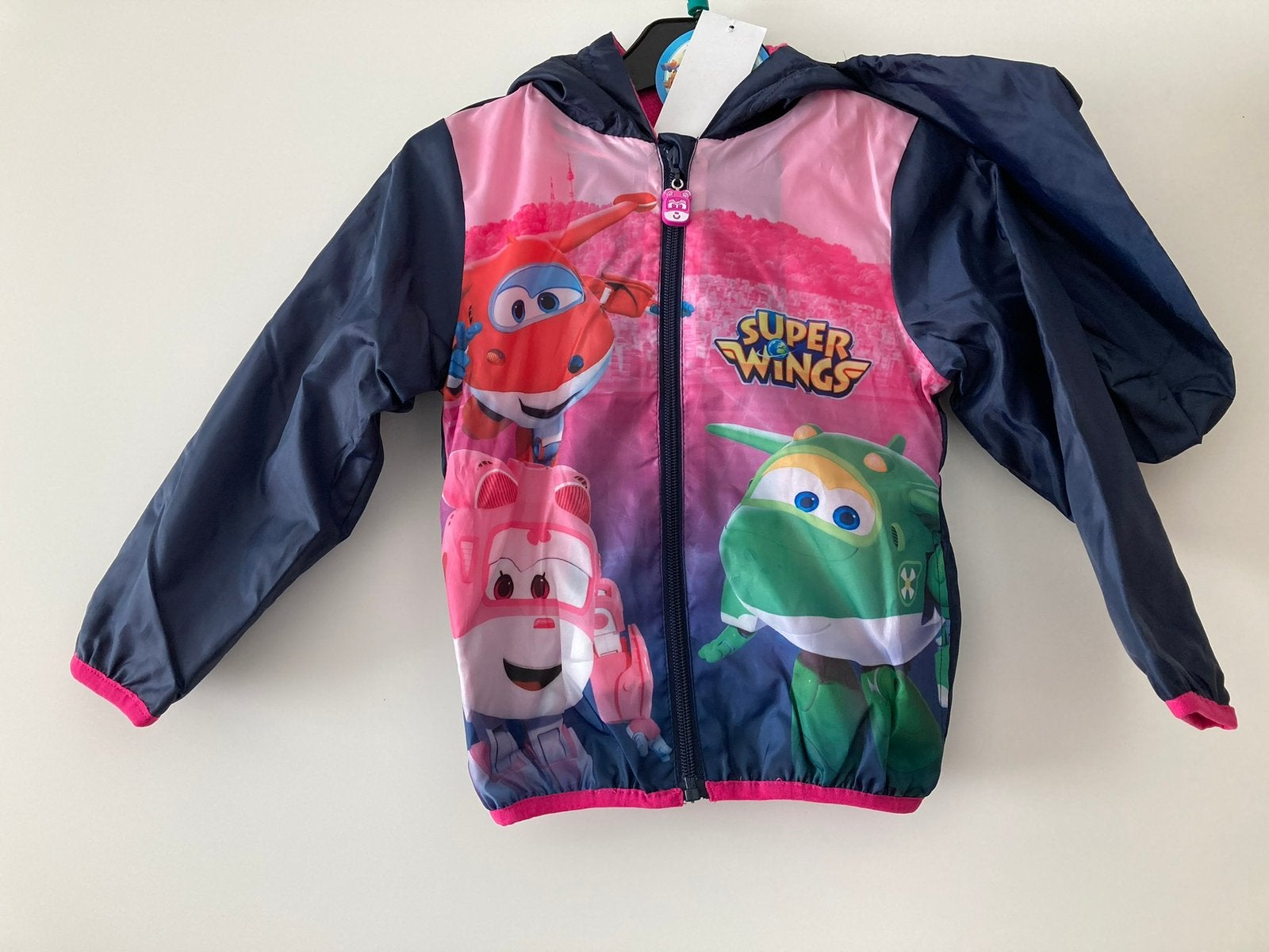 Nieuwe super wings regenjas / windjack maat 104, Kinderen en Baby's, Ophalen of Verzenden, Nieuw, Meisje, Jas