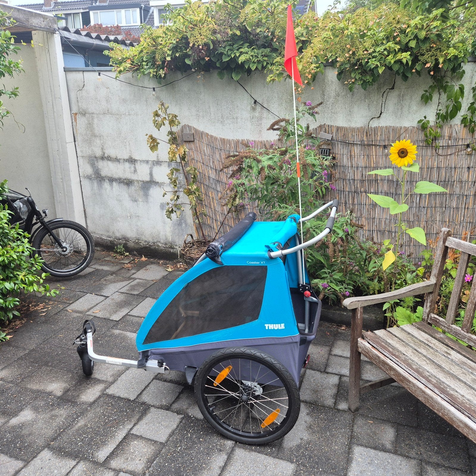 Fietskar Thule Coaster XT, Ophalen, Gebruikt, Opvouwbaar, Thule Coaster XT