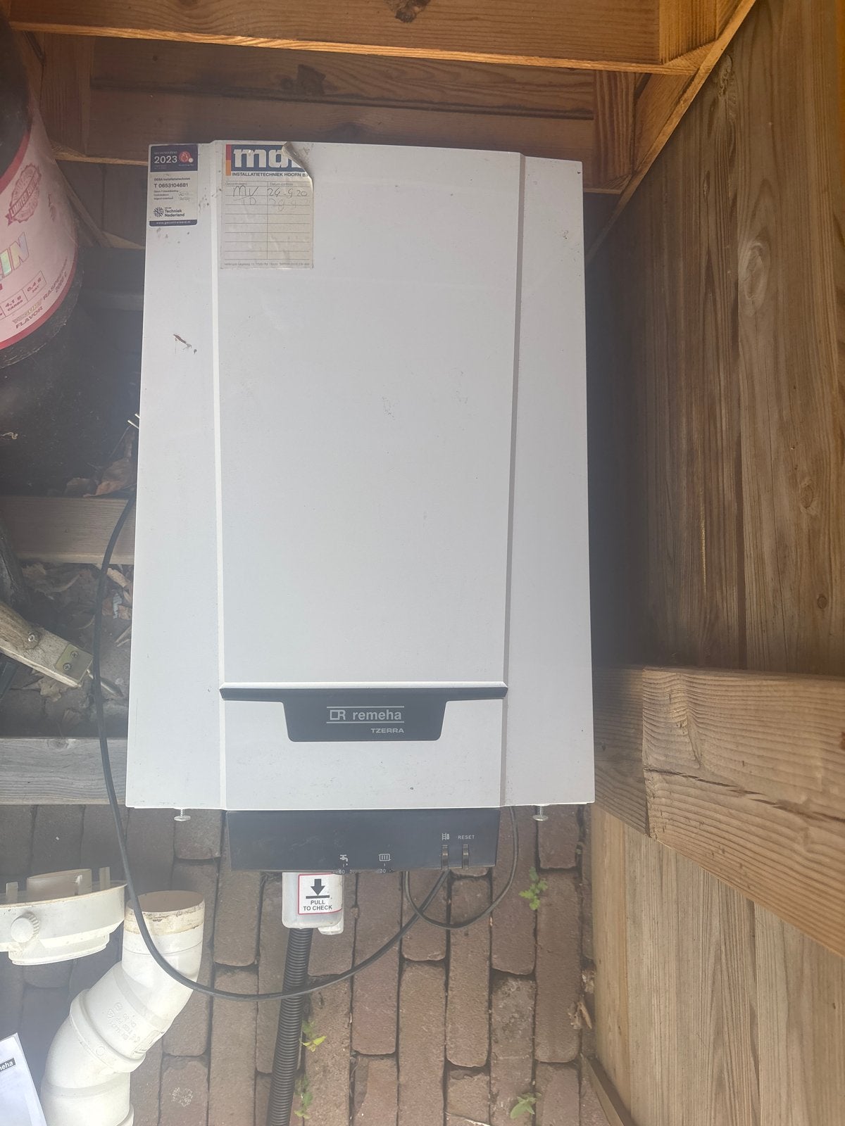Remeha tzerra m 39c, Doe-het-zelf en Verbouw, Verwarming en Radiatoren, 30 tot 80 cm, Gebruikt, Cv-ketel of Combi-ketel, Minder dan 60 cm