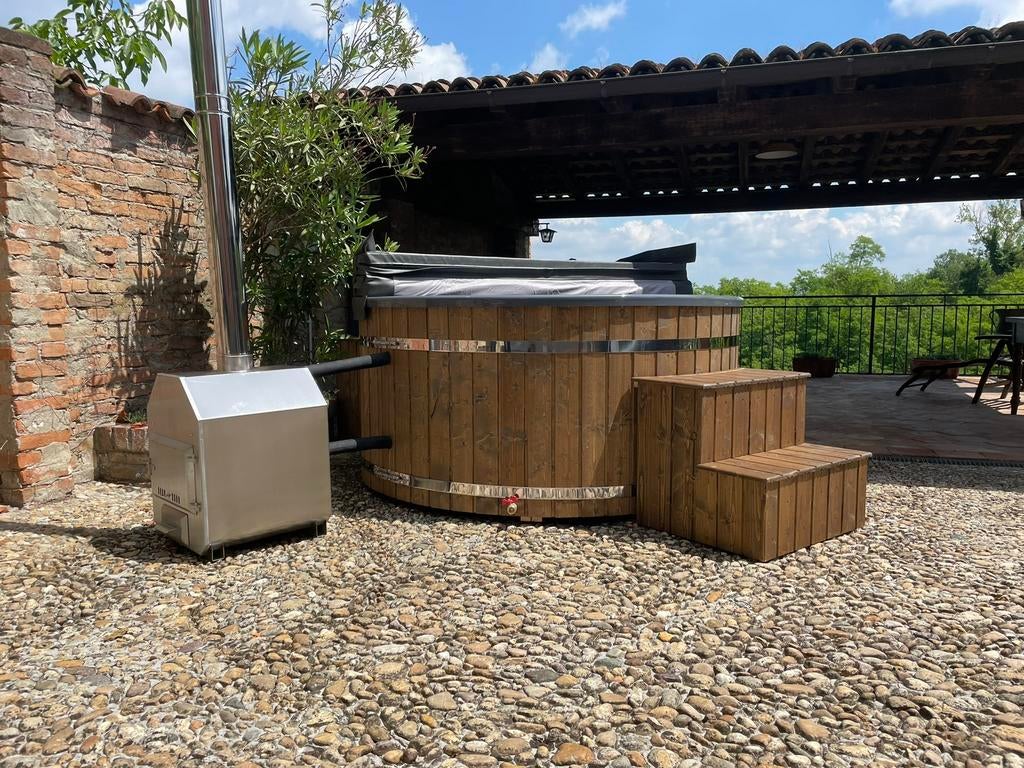 NIEUWE RVS hottub - zwembad kachel - compleet, Ophalen, 7921AE, Fast Fair b.v., Zo goed als nieuw