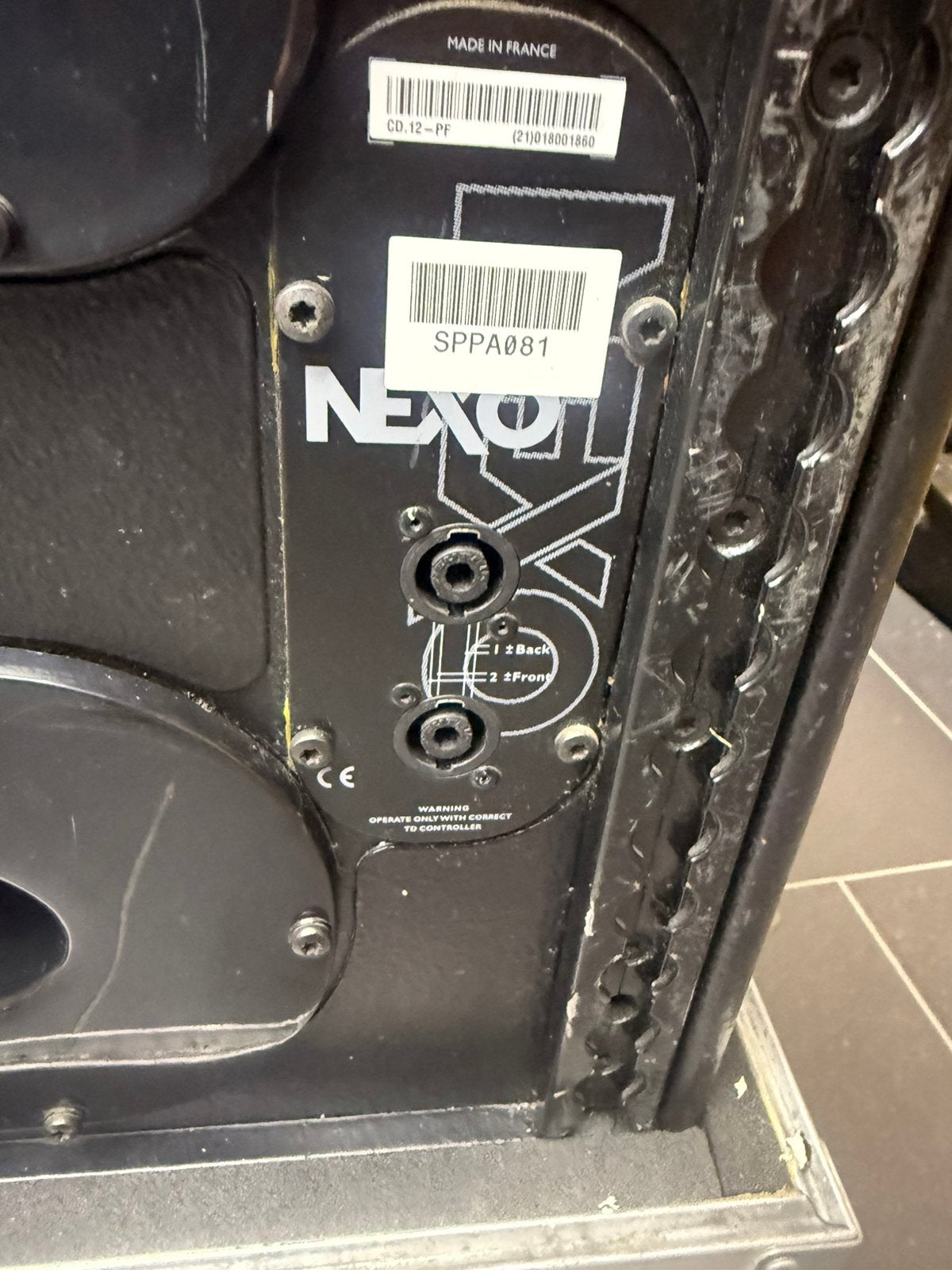 Nexo subs 2x cd 12, Ophalen, Zo goed als nieuw, Subwoofer, Overige merken