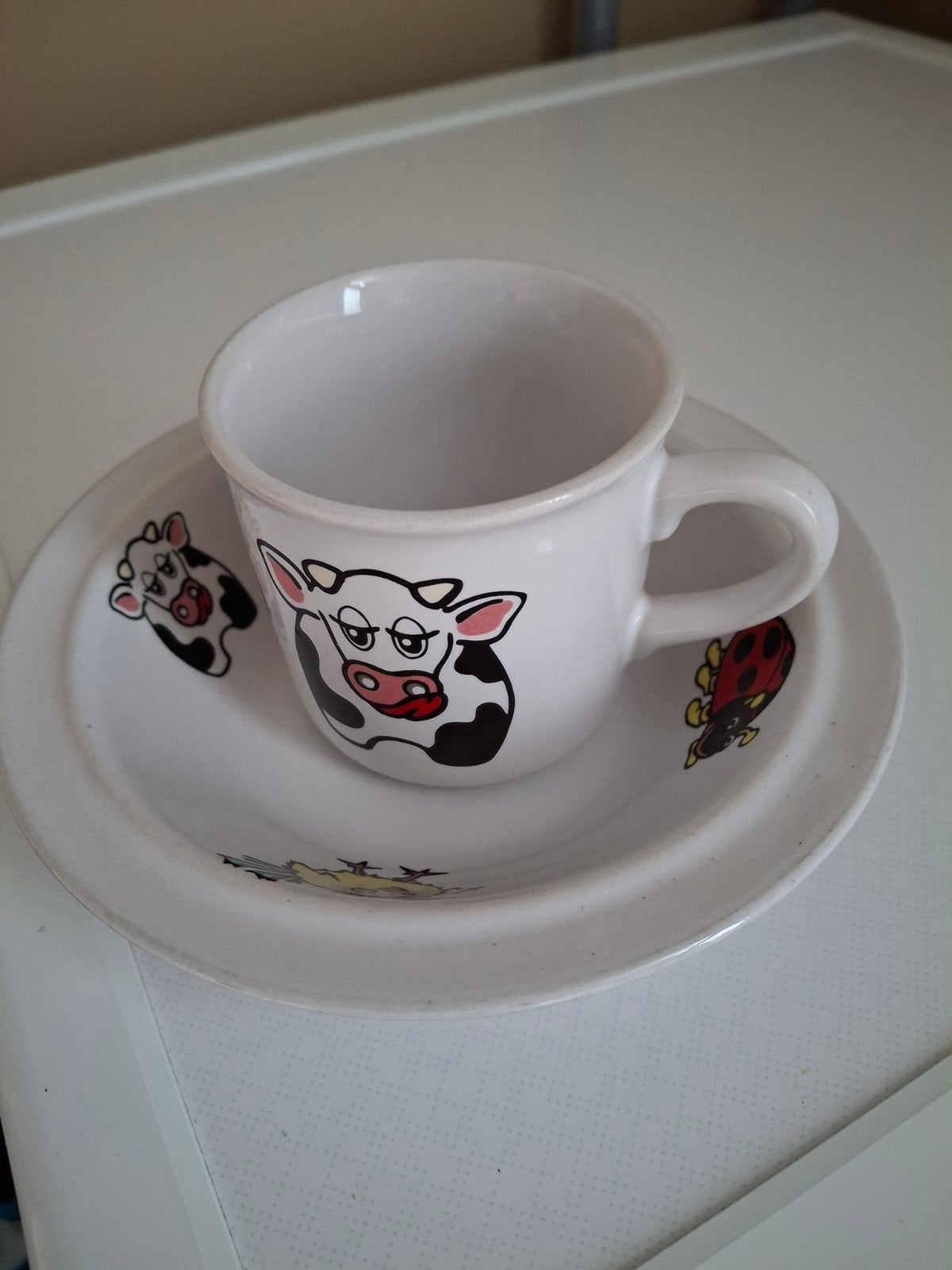 Zgan kinderservies, Huis en Inrichting, Keuken | Servies, Ophalen, Zo goed als nieuw, Overige stijlen