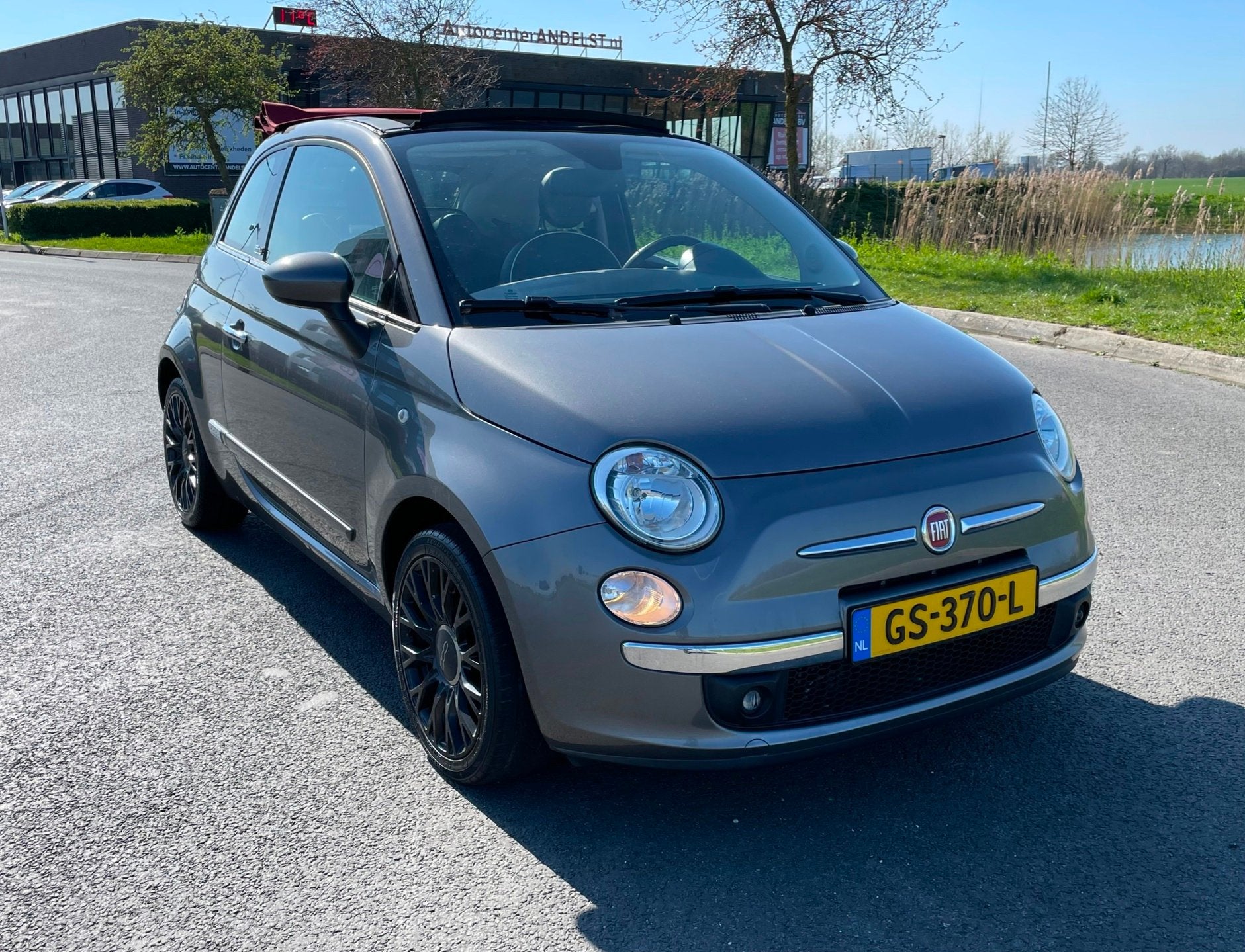 Fiat 500 C 0.9 TwinAir Turbo Lounge, Cabrio, Climate ctrl, E, Gebruikt, Cabriolet, Leder en Stof, Origineel Nederlands