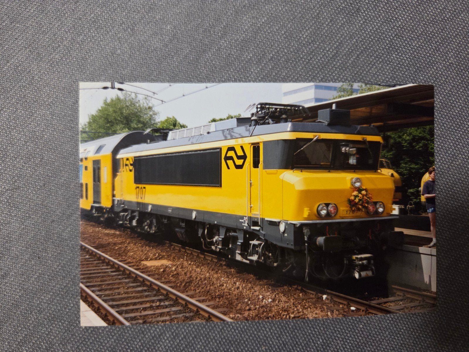 NS Loc 1700 Serie 4540KW Trein Foto De Spoorplaat, Ophalen of Verzenden