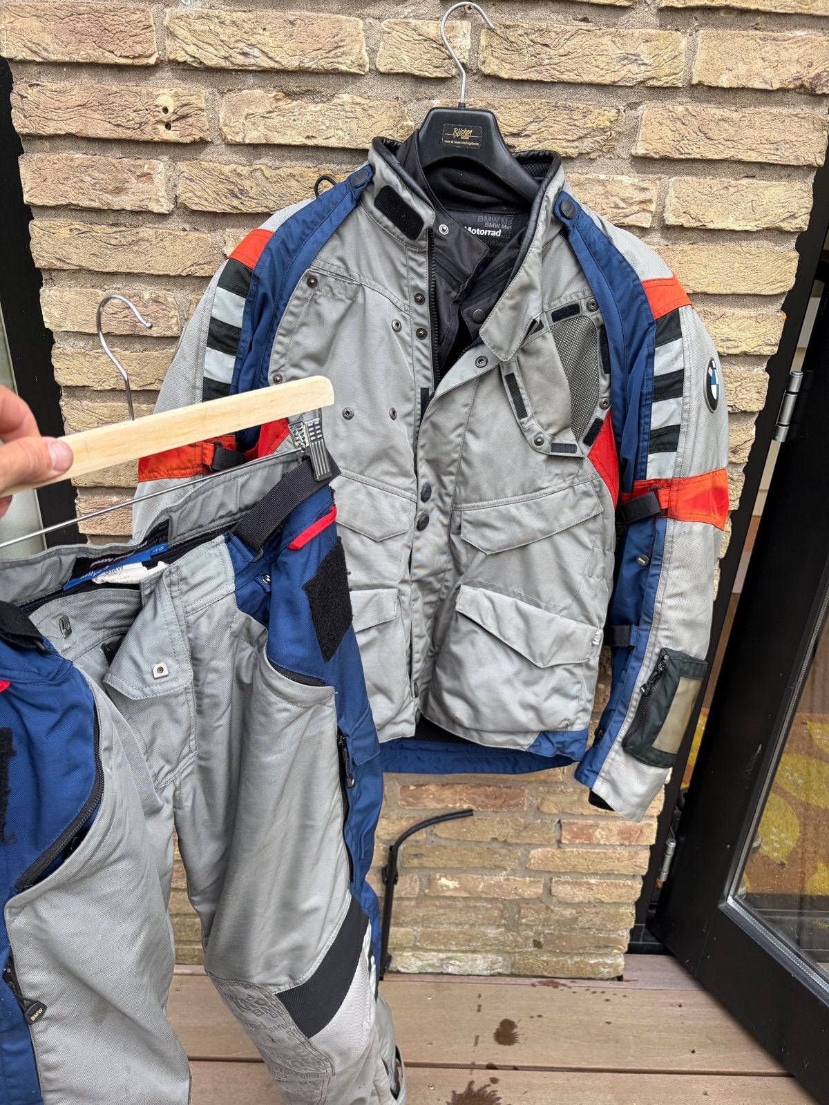 BMW Motorrad Rallye 3 Motorpak (Jas en Broek), Motoren, Ophalen of Verzenden, Tweedehands, Heren, Combipak