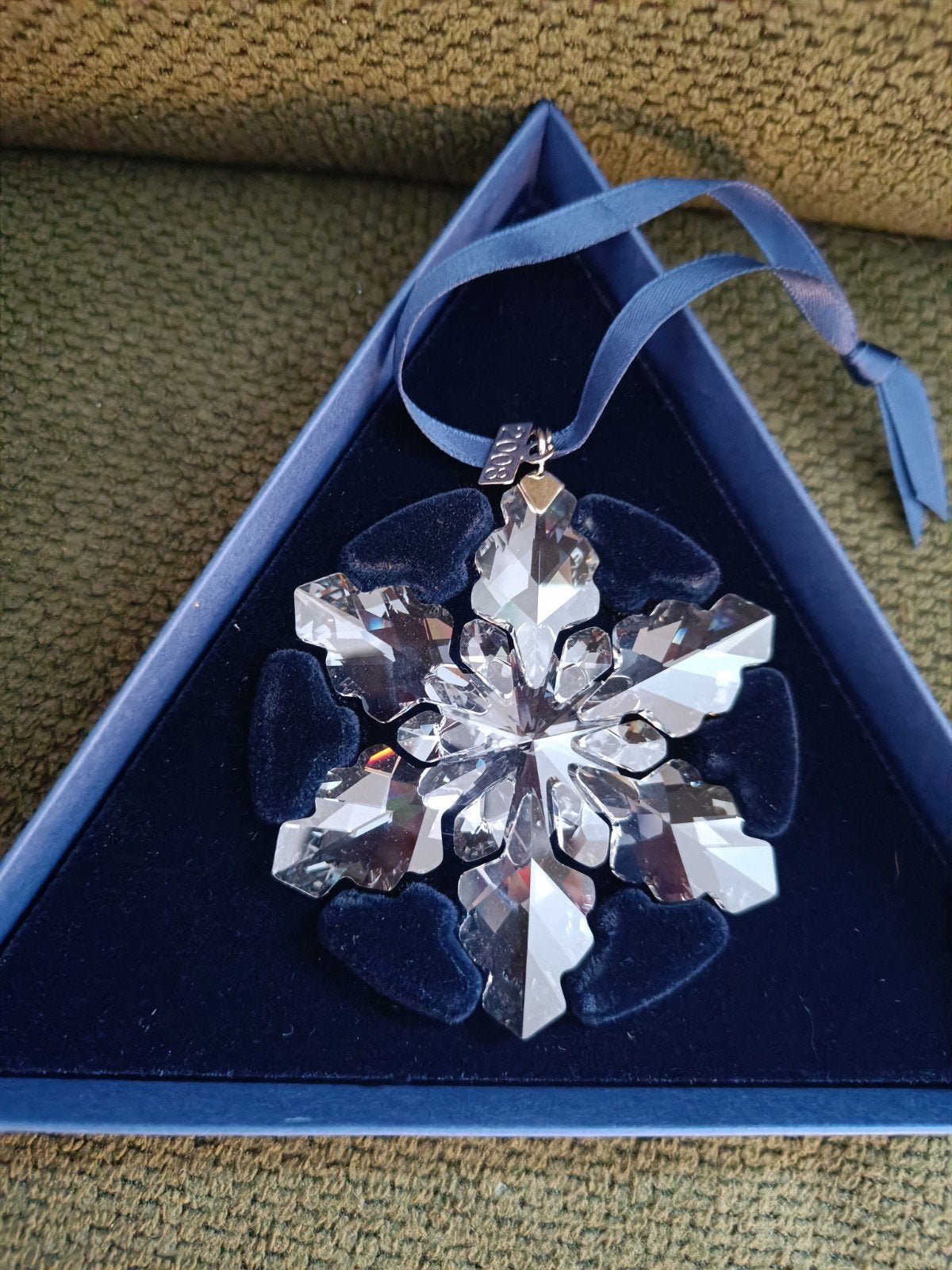 Swarovski kerstster 2008, Verzamelen, Swarovski, ., Ophalen of Verzenden, Zo goed als nieuw, Figuurtje