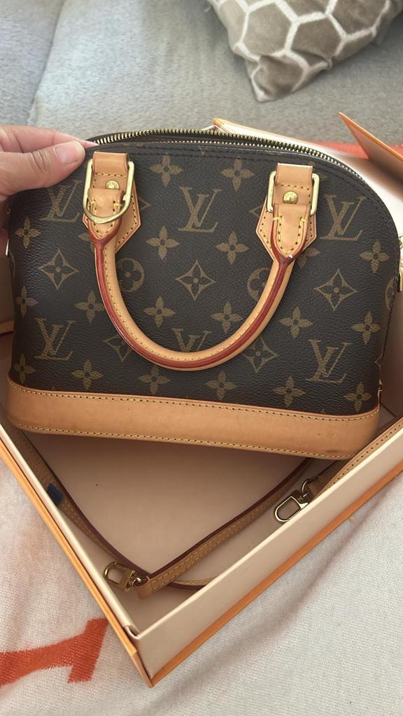 Alma bb tas Louis vuitton, Ophalen, Zo goed als nieuw, Bruin, Handtas