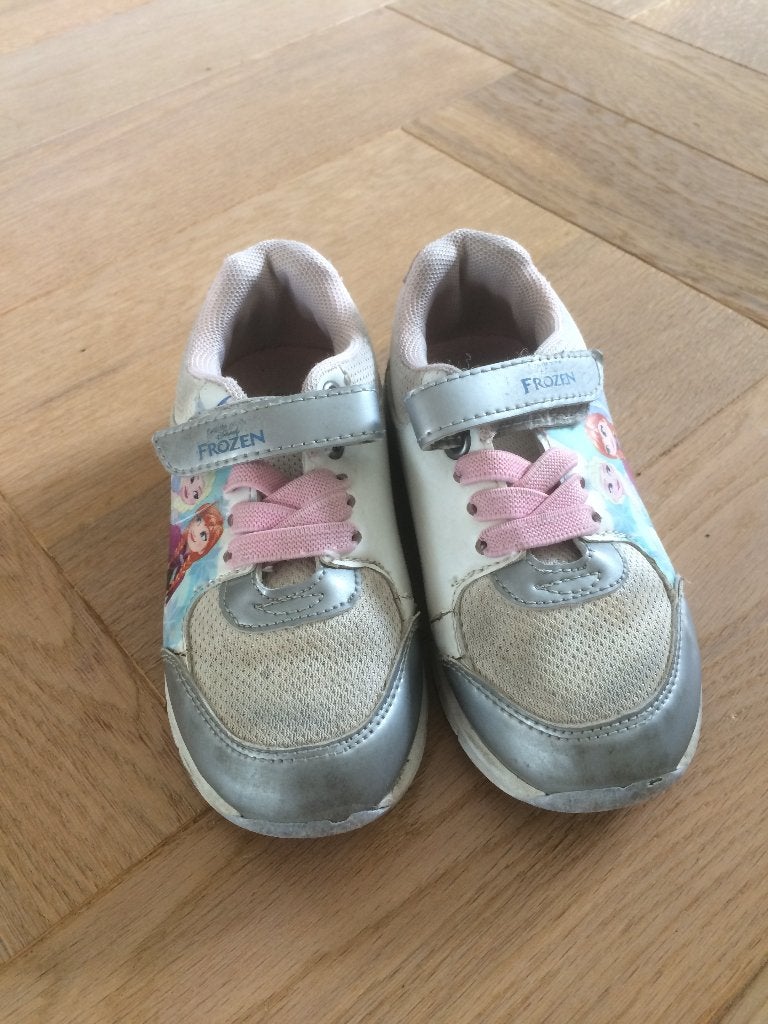 Gave sneakers van Frozen maat 27, Gebruikt, Meisje, Schoenen, Ophalen of Verzenden