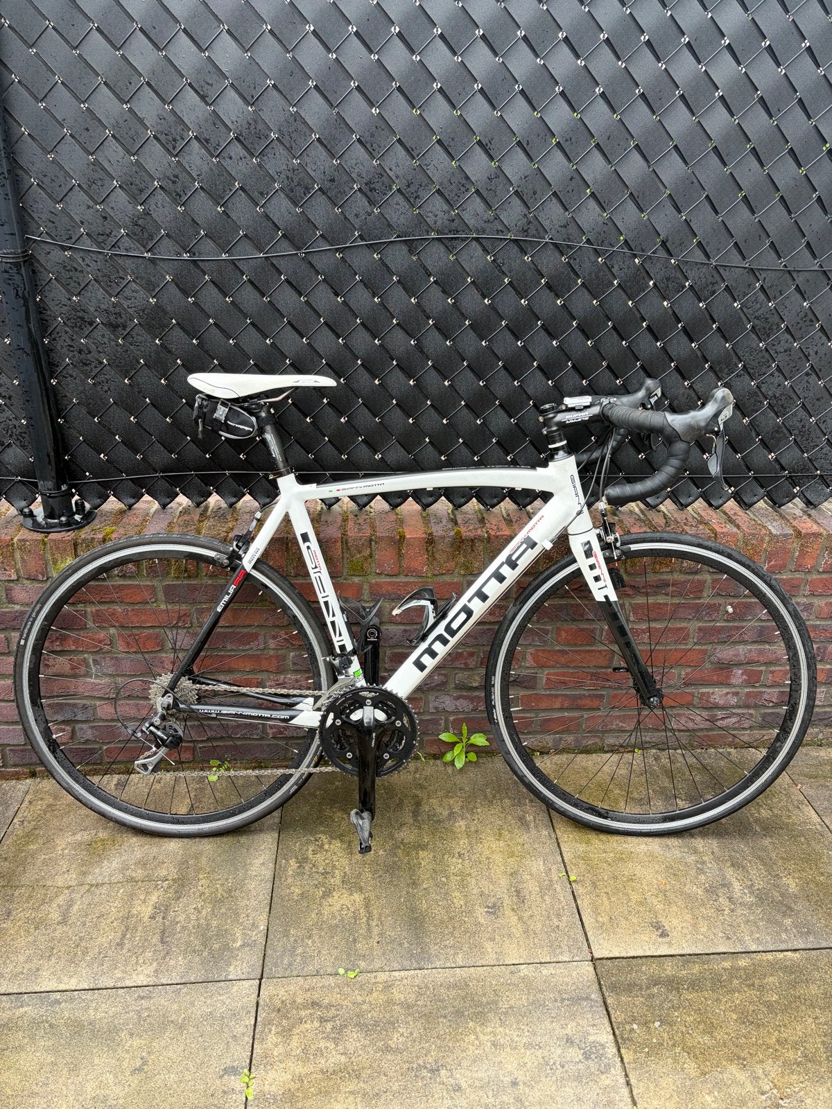 Gianni Motta racefiets - Wit/Zwart -frame 56, Overige merken, 28 inch, Gebruikt, Aluminium