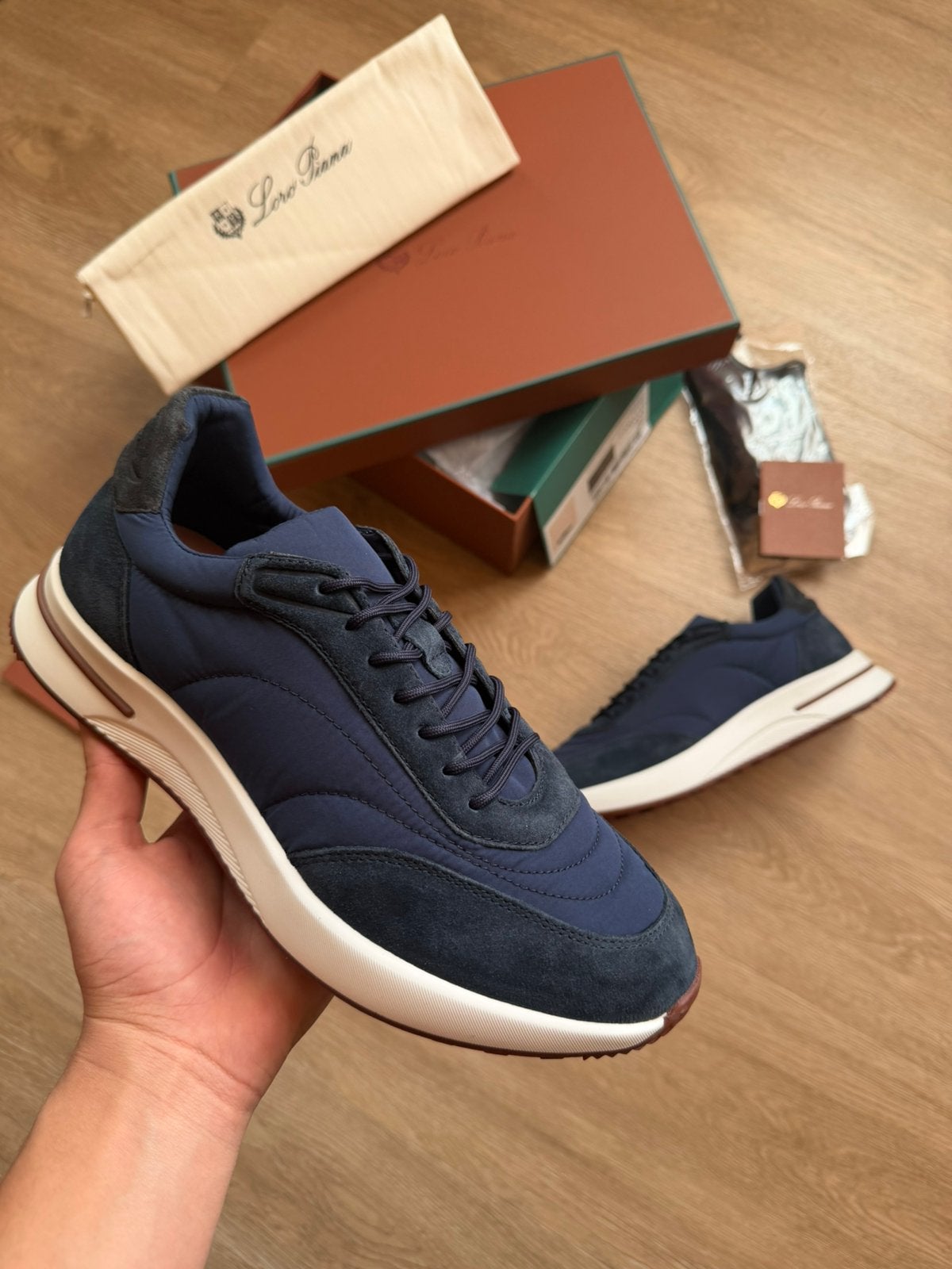 Loro Piana week end walk blue, Ophalen of Verzenden, Nieuw, Blauw