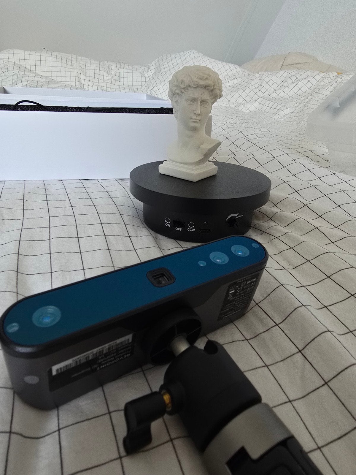 Revopoint Inspire 3D Scanner V1 met Turntable en Accessoires, Computers en Software, Ophalen of Verzenden, Zo goed als nieuw