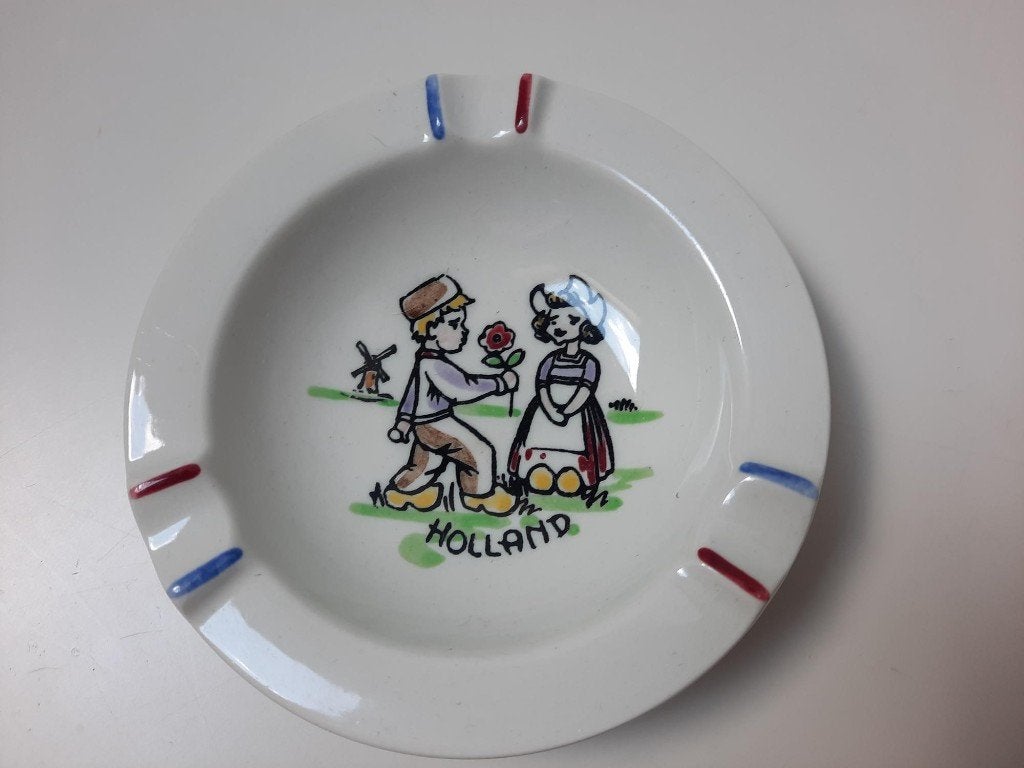 Vintage Asbak Hollands Tafereel Royal Goedewaagen, Ophalen of Verzenden, Zo goed als nieuw, Asbak