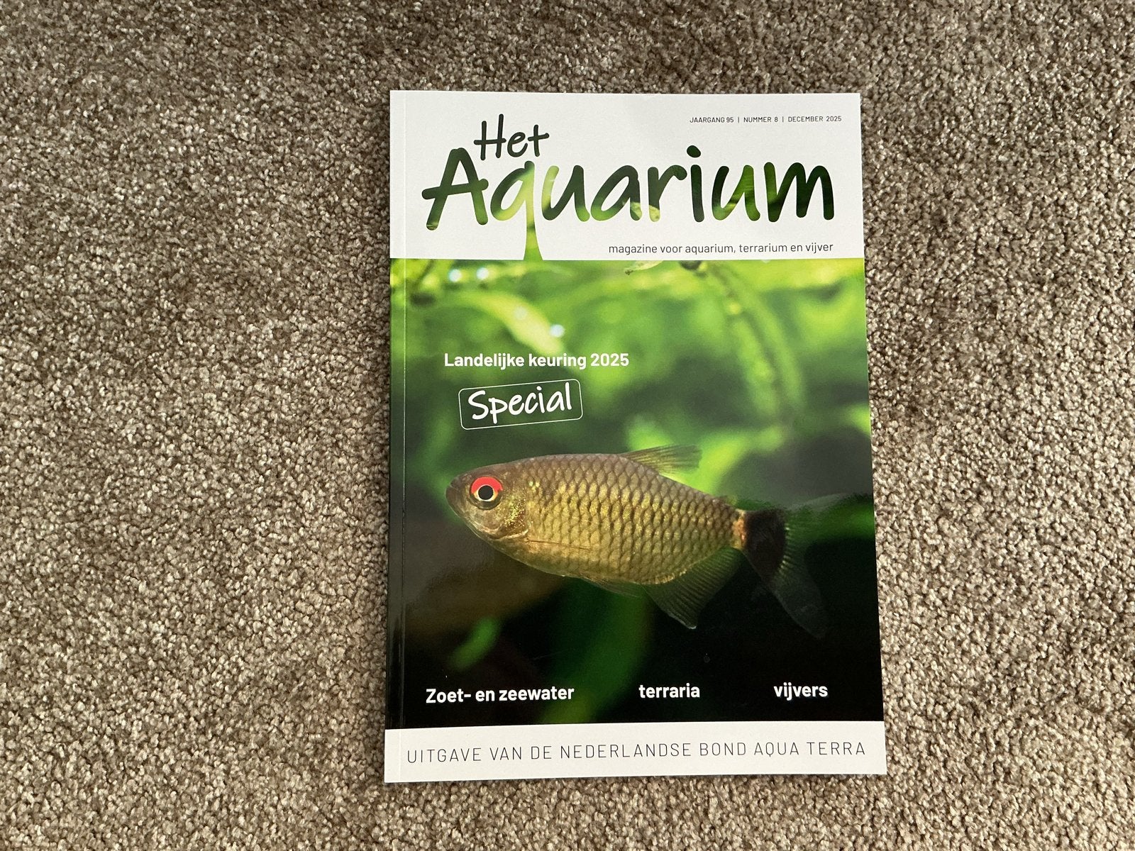 Het Aquarium Magazine - speciale keuring uitgave, Ophalen, Nieuw, Overige typen