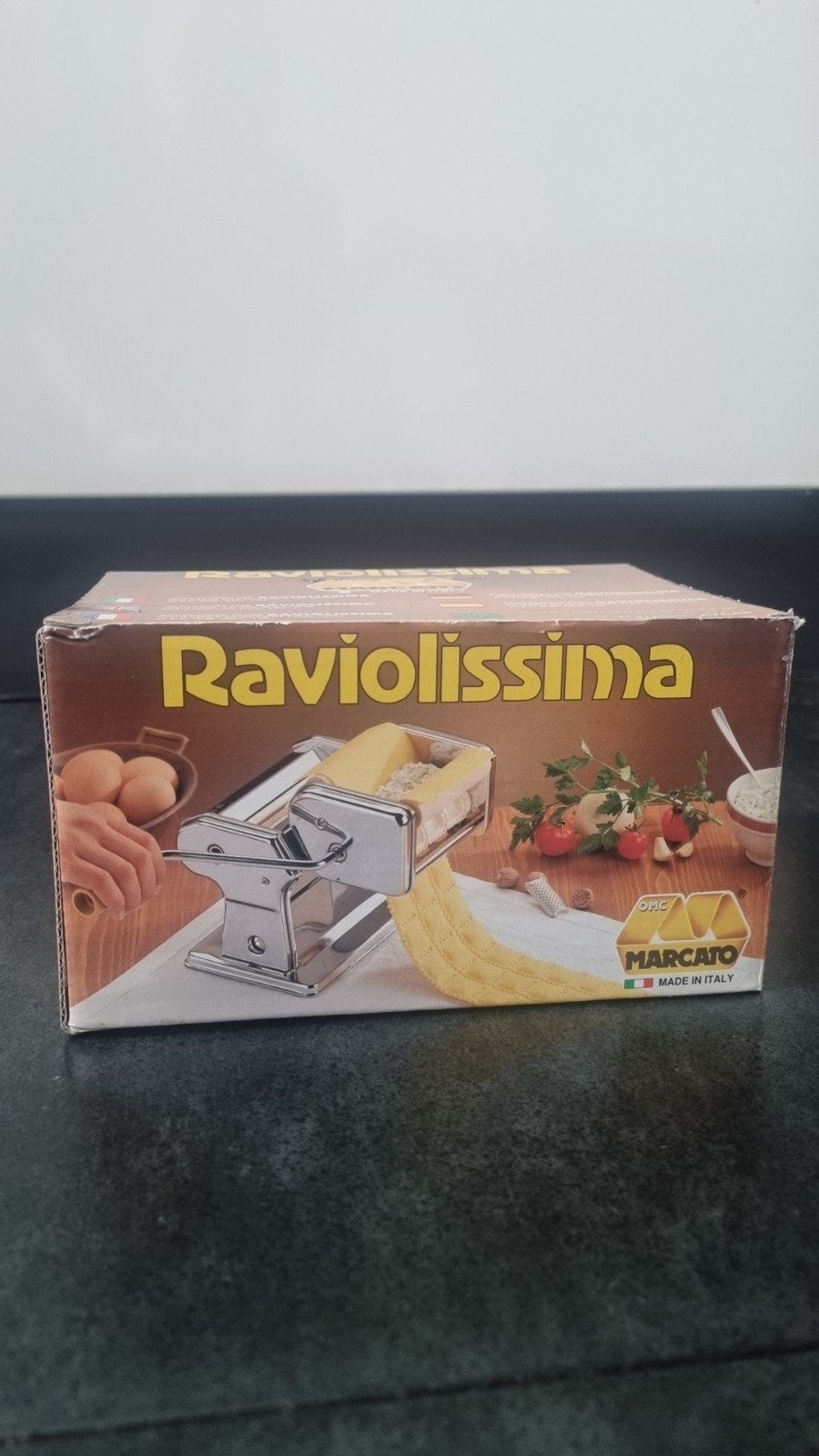 Marcato Raviolissima en Spaghetti accessoire, Nieuw, Ophalen of Verzenden, Metaal, Pastamachine