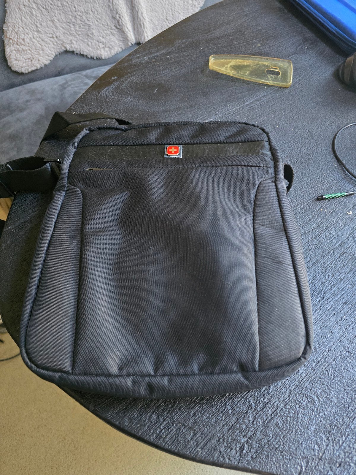 Wenger schoudertas / laptoptas, Ophalen of Verzenden, Zo goed als nieuw, Zwart, Wenger