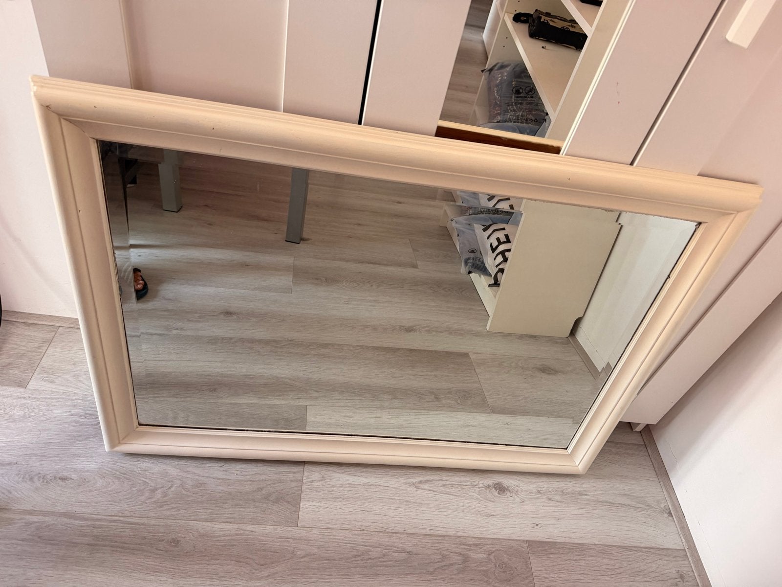 Gratis Spiegel 100x70 cm - Gratis af te halen, Ophalen, Gebruikt, 75 tot 100 cm, Minder dan 100 cm