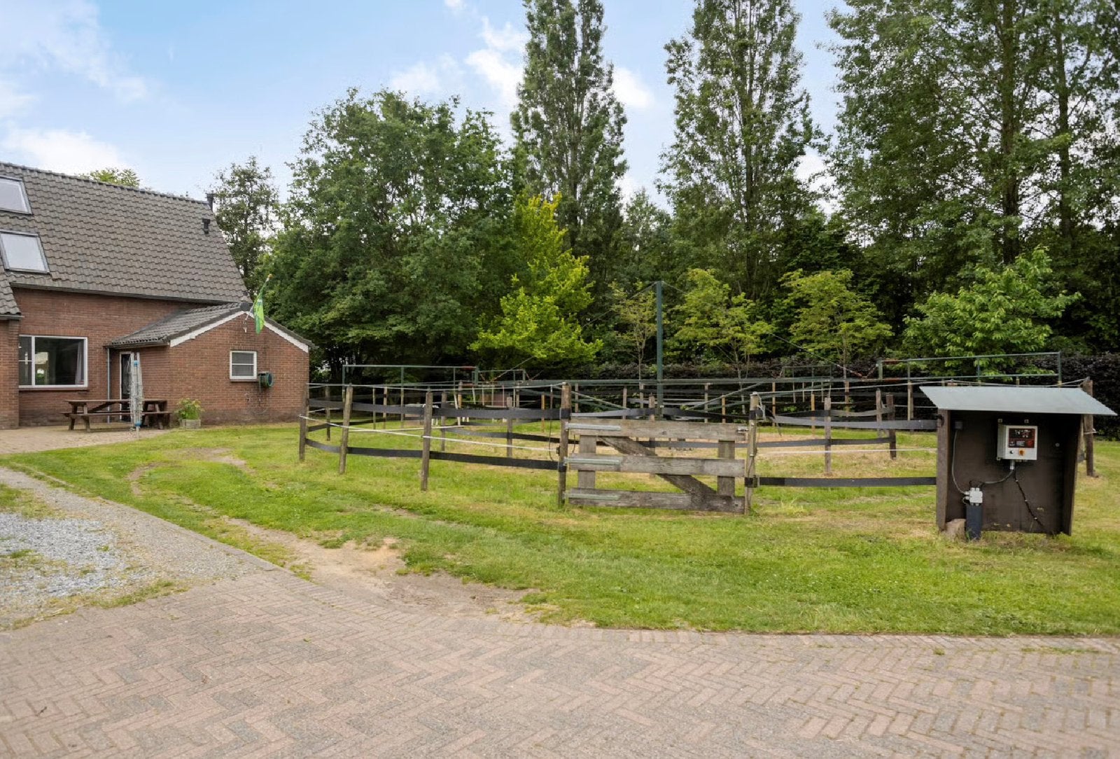 Stapmolen doorsnee 15m, Toebehoren, 4 paarden of pony's of meer