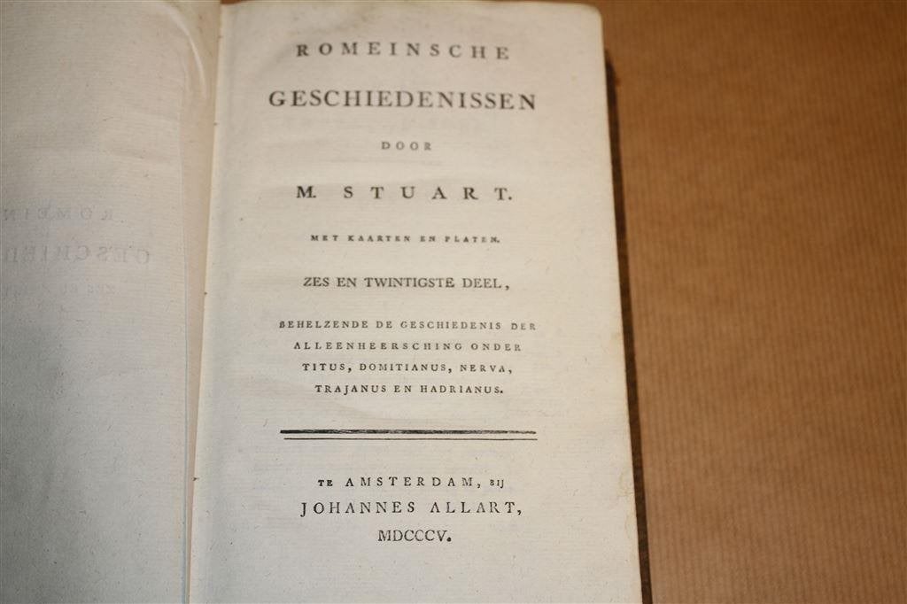 Romeinsche geschiedenissen 26e deel. Stuart. 1805., Ophalen of Verzenden