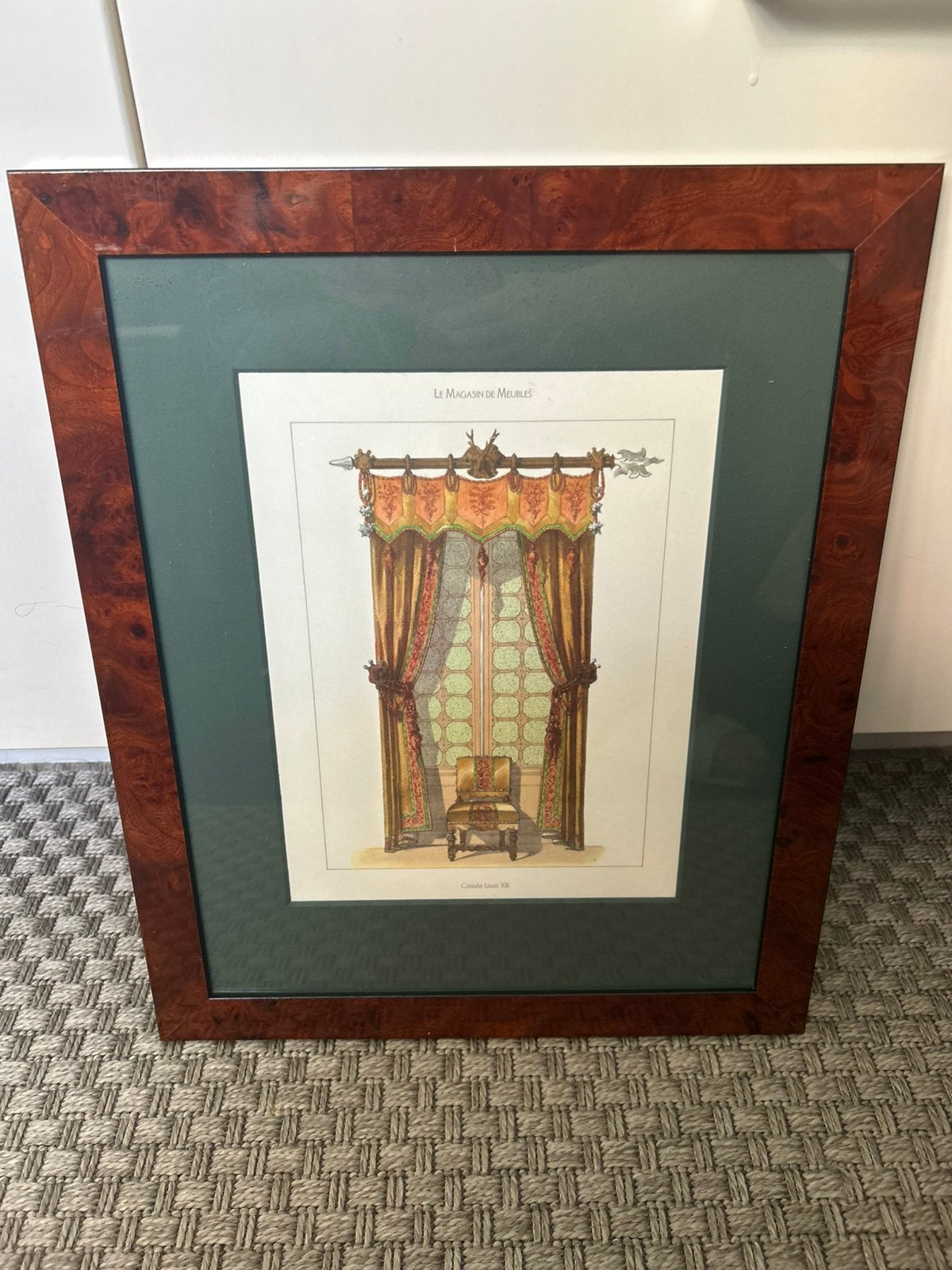 “Le Magasin de Meubles” - Victor Quetin, Antiek en Kunst, Kunst | Litho's en Zeefdrukken, Met glas, Ophalen, Overige onderwerpen