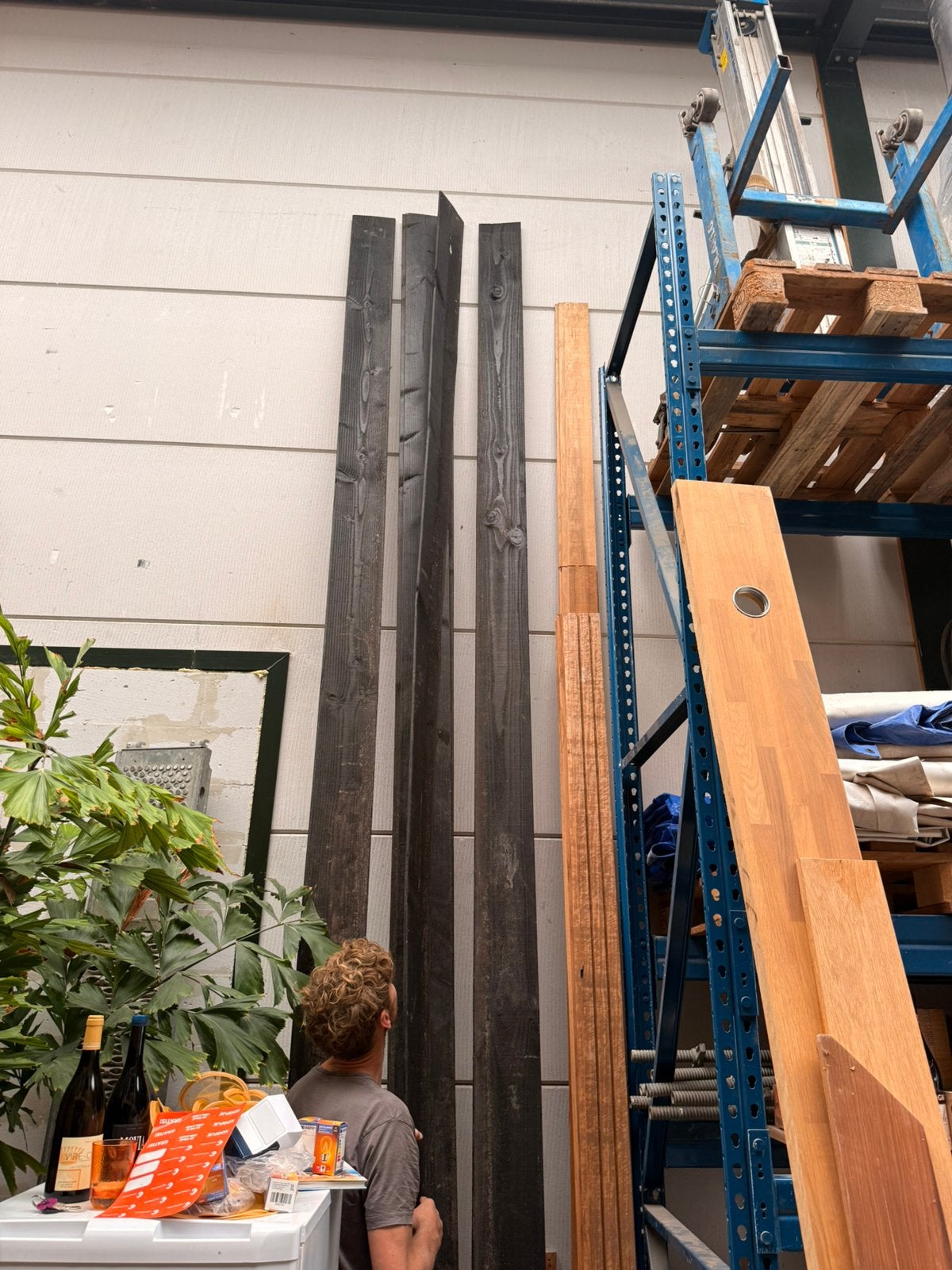 Zweeds Rabat Douglas hout, Tuin en Terras, Ophalen, Zo goed als nieuw, 250 cm of meer, Planken